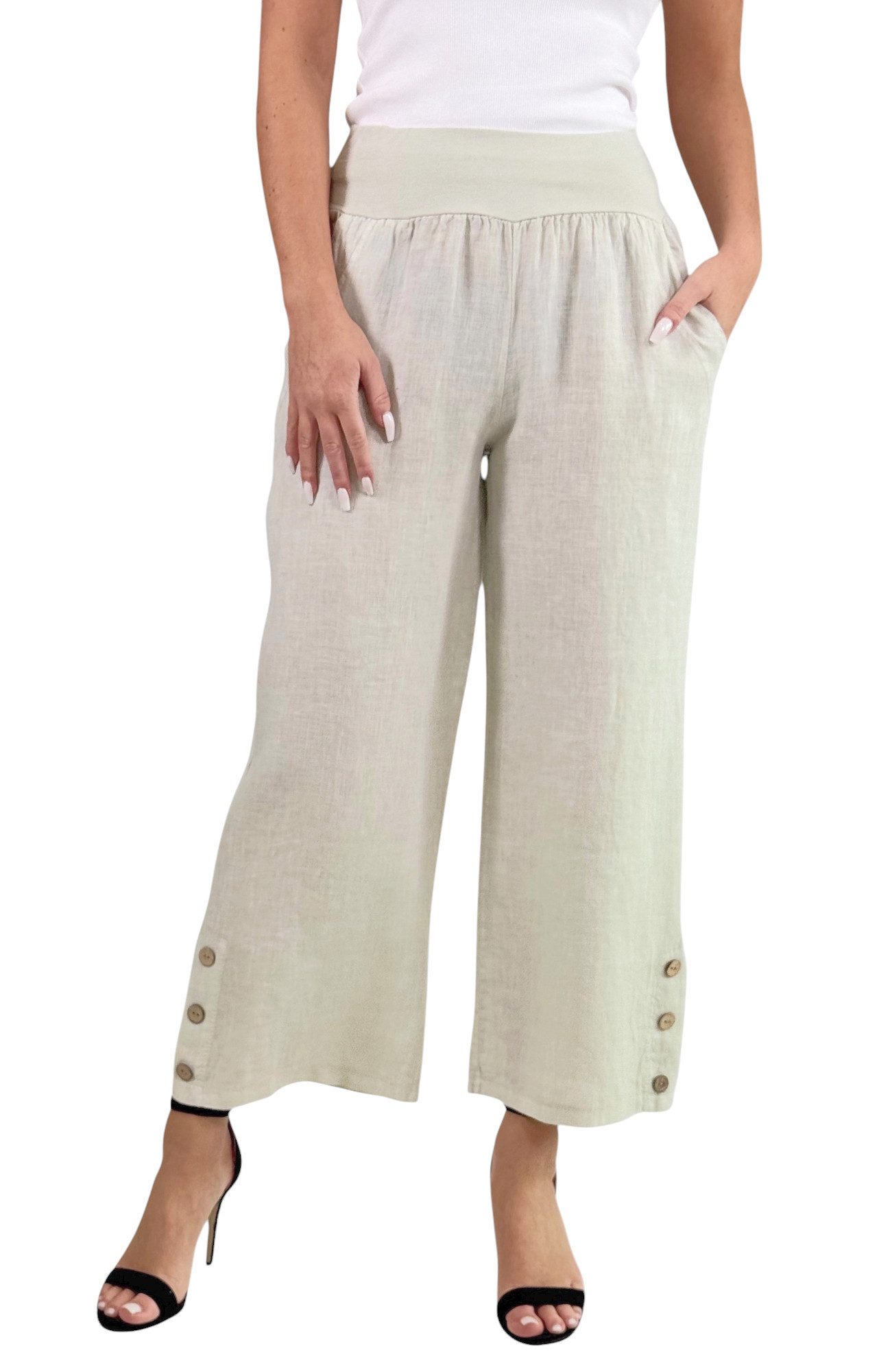 Mississhop Leinenhose Leinenhose 100 % Leinen günstig online kaufen