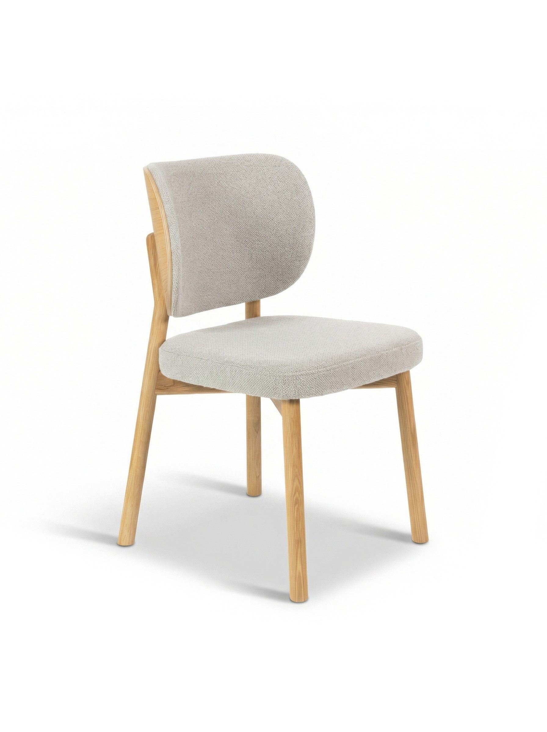 faee Polsterstuhl Vara, Stoffbezug, Sitz gepolstert, Massivholz, Belastbarkeit 110 kg