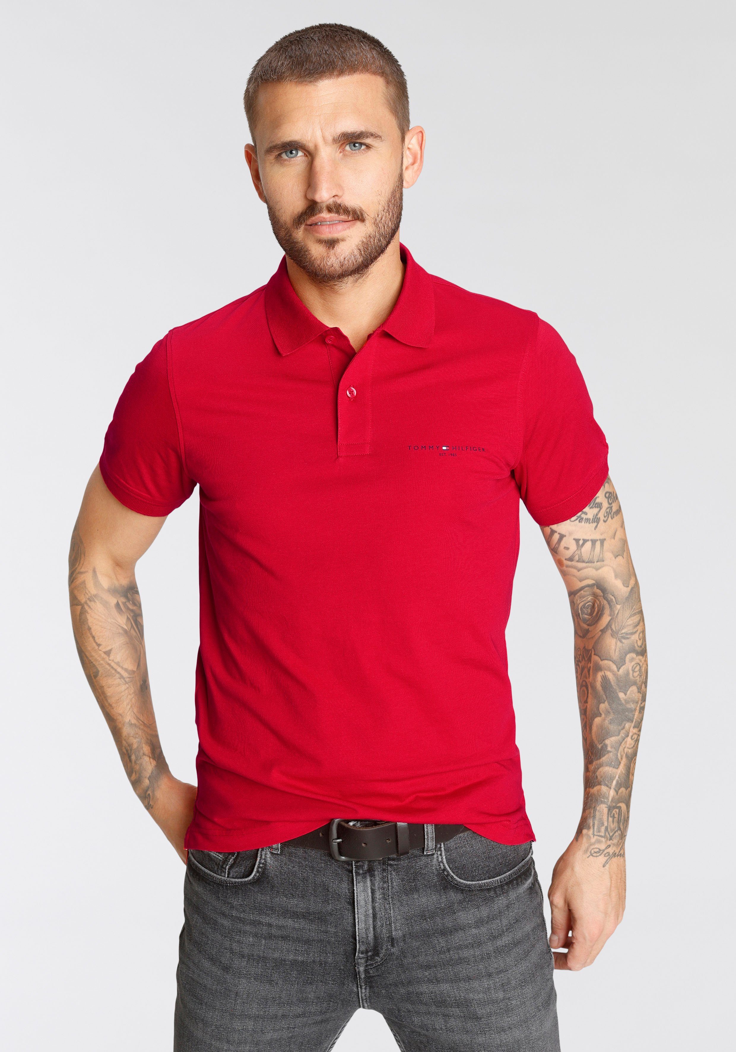 Tommy Hilfiger Poloshirt CLEAN JERSEY SLIM POLO