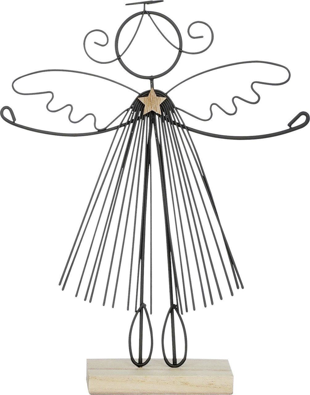 House of Seasons Engelfigur House of Seasons Dekofigur Eisendraht Engel 23 günstig online kaufen