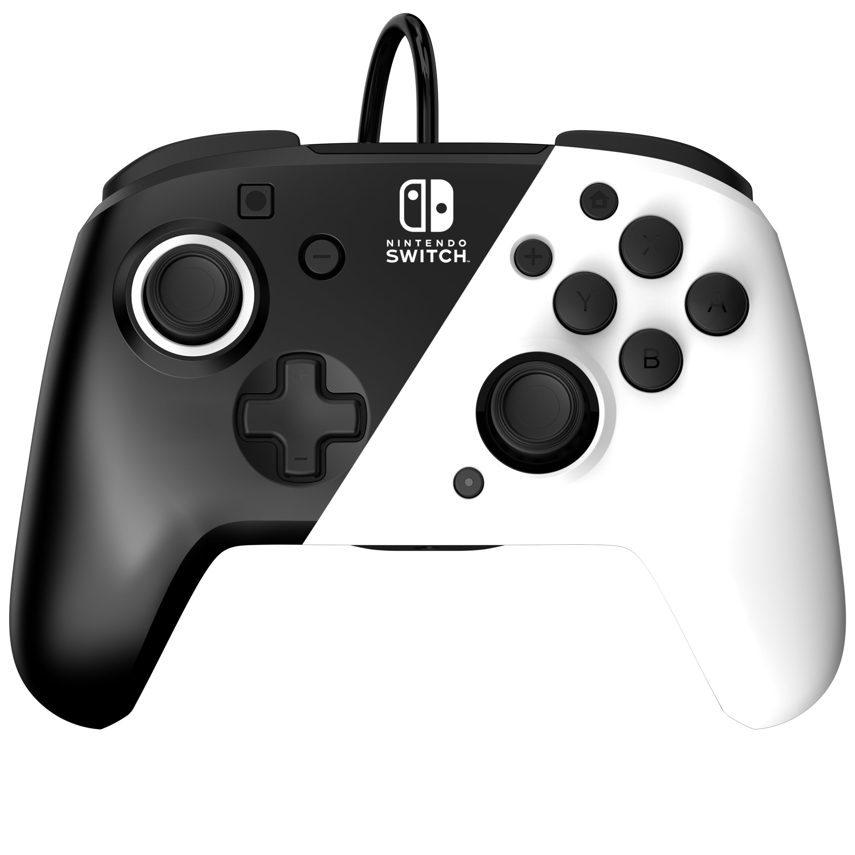 Faceoff Deluxe+Audio schwarz/weißSwitch Gamepad