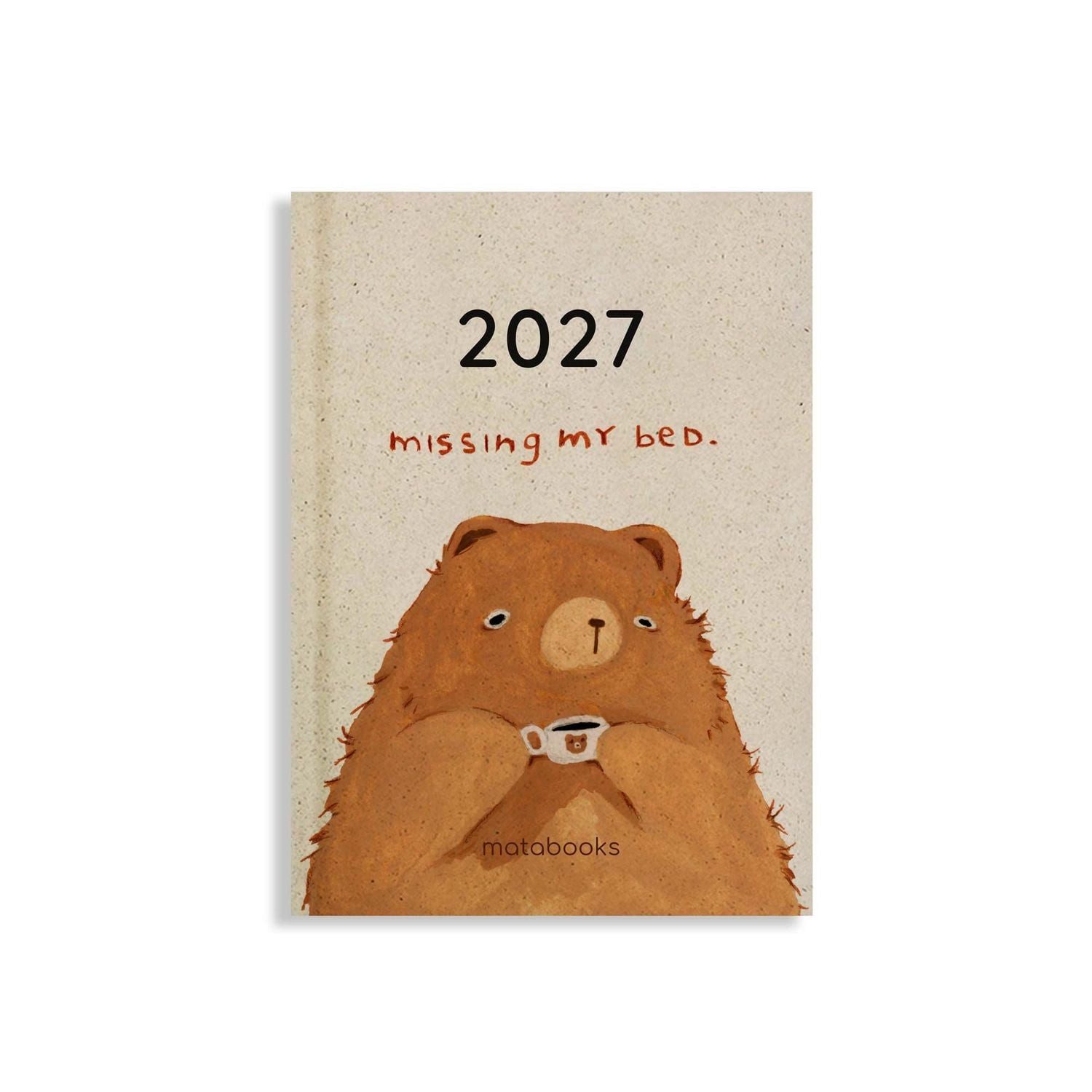 matabooks Buchkalender matabooks – A6 Kalender Samaya 2027 Farbe: Mocha Brown (DE/EN)