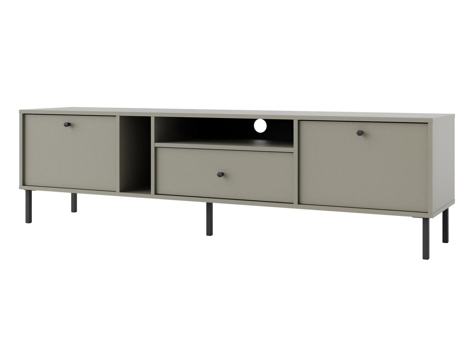 Compleo TV-Schrank mit Schublade, TV-Tisch mit zwei Türen, 180 cm breit MALMA