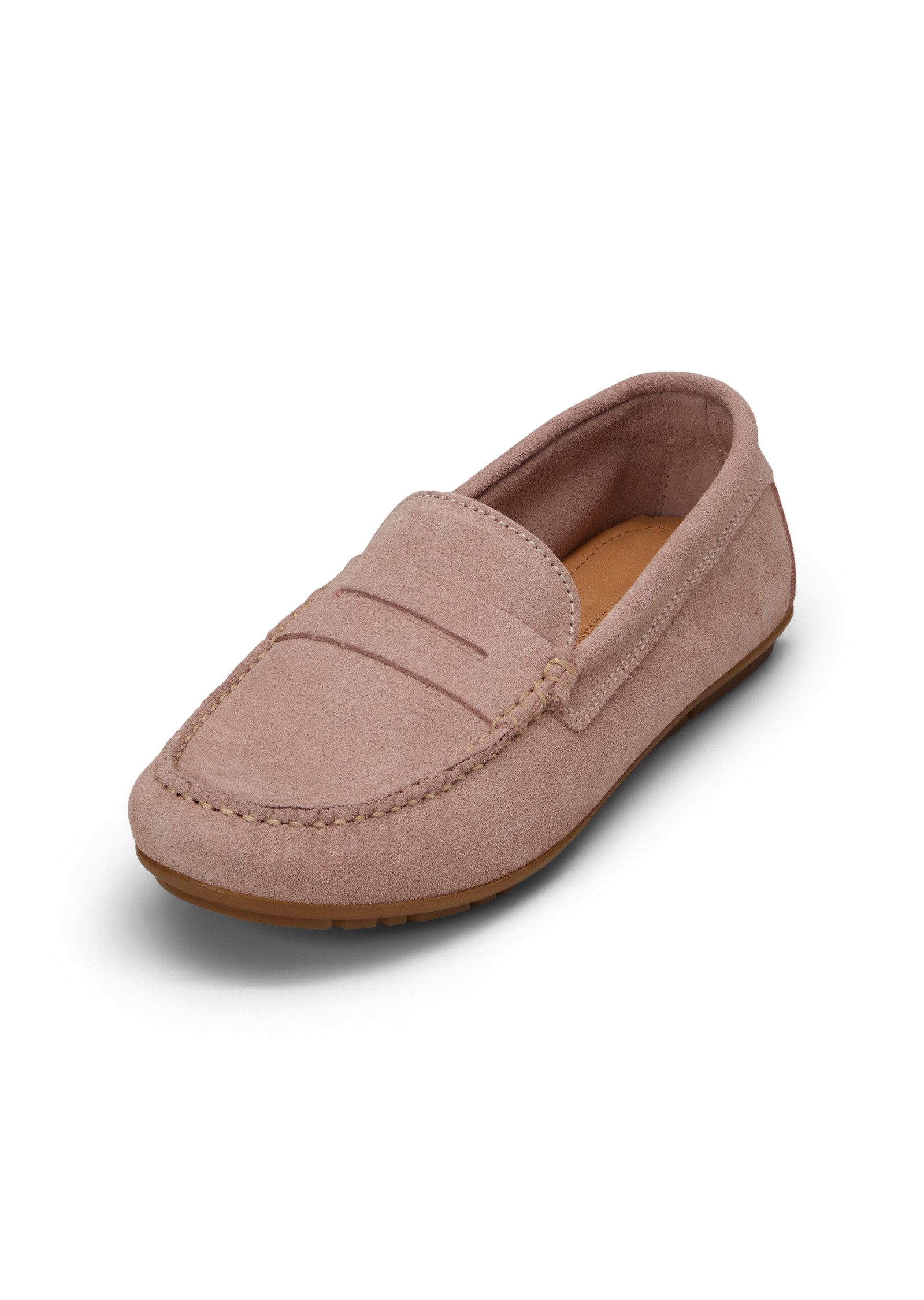 Marc O'Polo aus Velours-Rindleder Mokassin