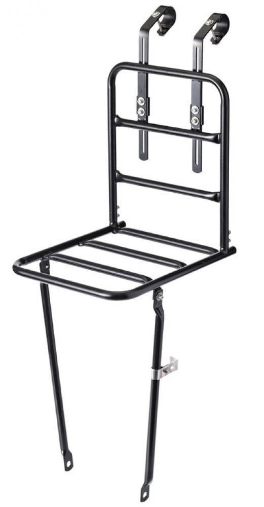 Basil Fahrradkorb Basil Carrier L - Vorderrad-Gepäckträger schwarz für Fahrrad Modell 50