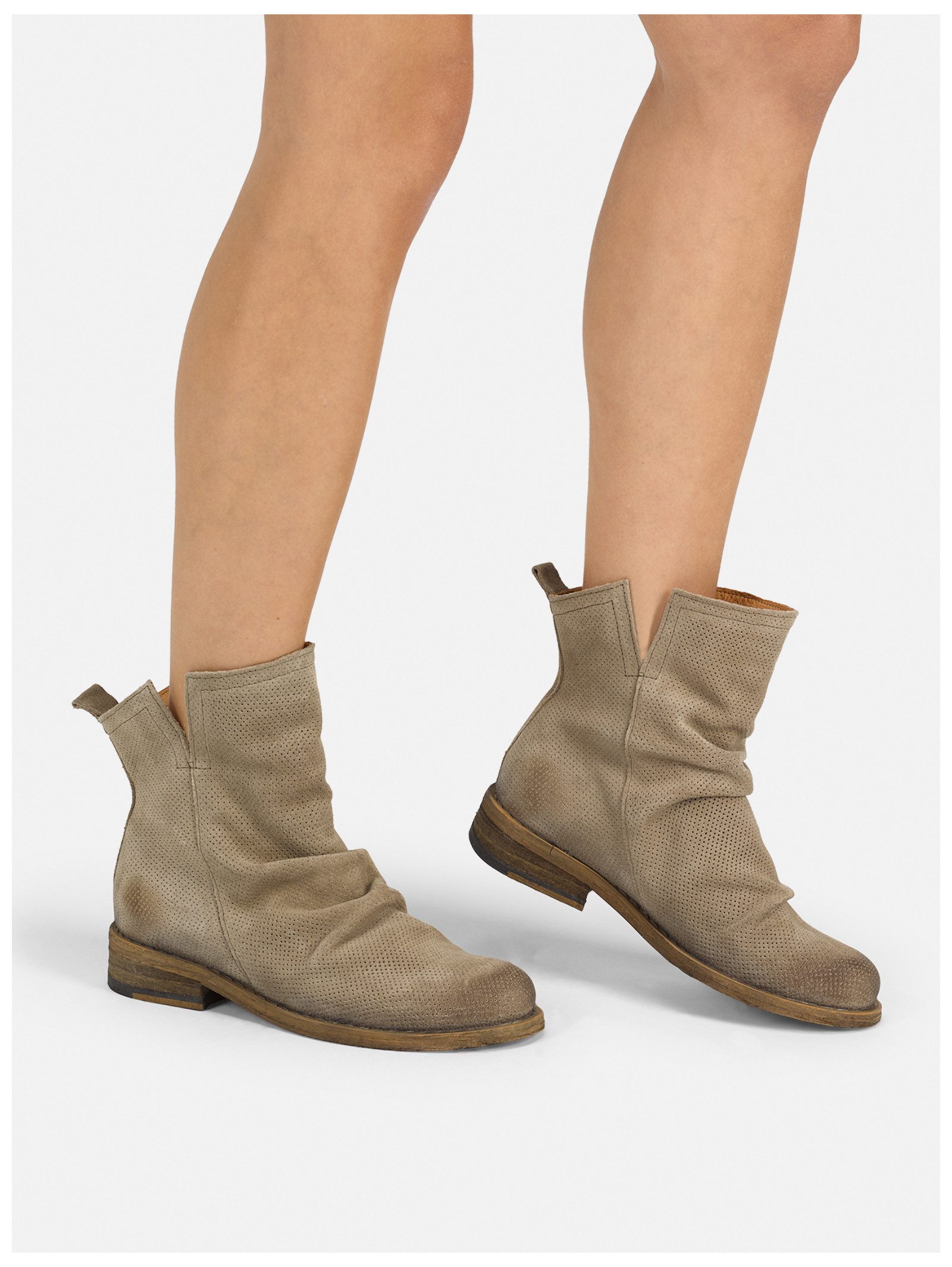 Felmini Stiefelette Veloursleder . Stiefelette