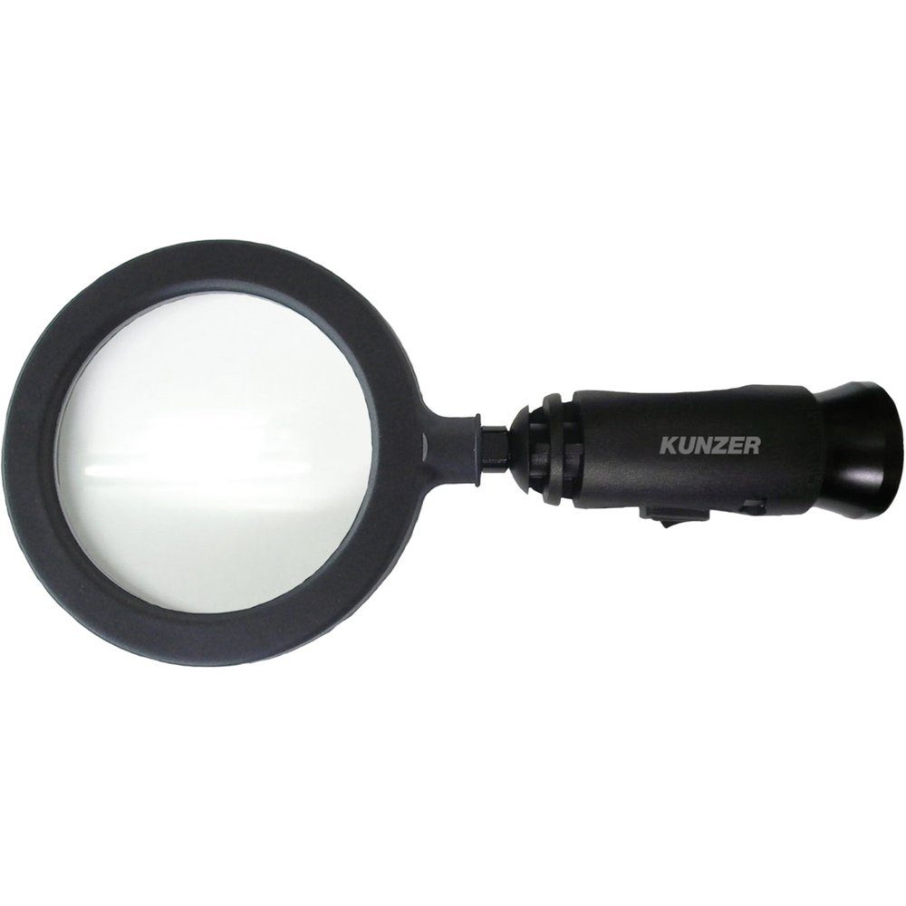 Kunzer Handlupe Kunzer 7LL01 Handlupe mit LED-Beleuchtung Linsengröße: 90 mm Sch
