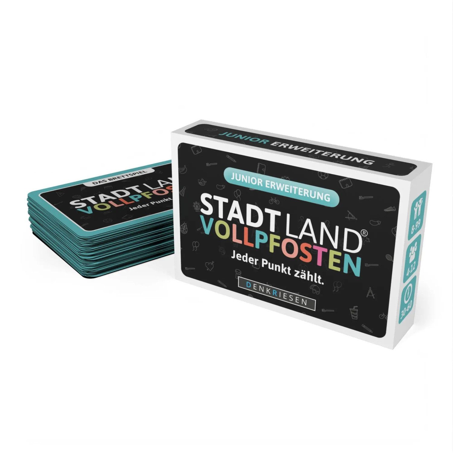 Spiel DENKRIESEN - STADT LAND VOLLPFOSTEN® - Das Brettspiel - ERWEITERUNG...