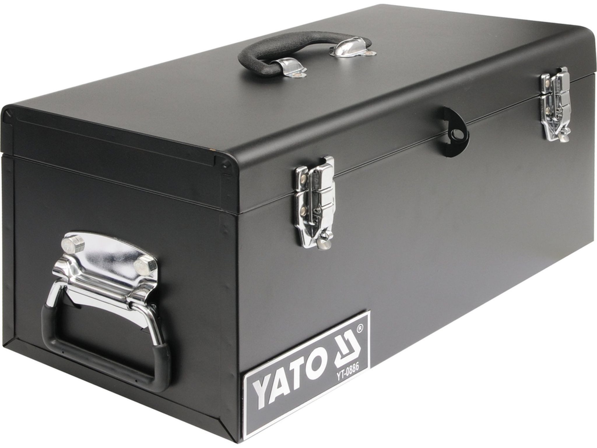 Yato Werkzeugkoffer YATO Werkzeugkasten Koffer Metall, 510 x 220 x 240 mm (YT-0886) (1 St)