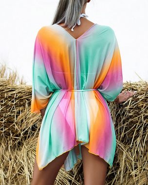 ZWY Strandkleid Damen-Badeanzug-Überwurf, Badeanzug, Kimono, langes Strandkleid