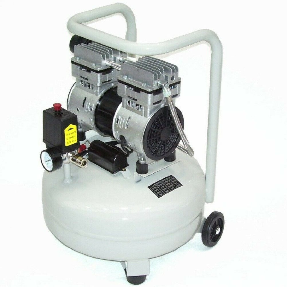 Apex Kompressor leiser Druckluft Kompressor Flüsterkompressor 24 ltr ölfrei 40292, 1-tlg.