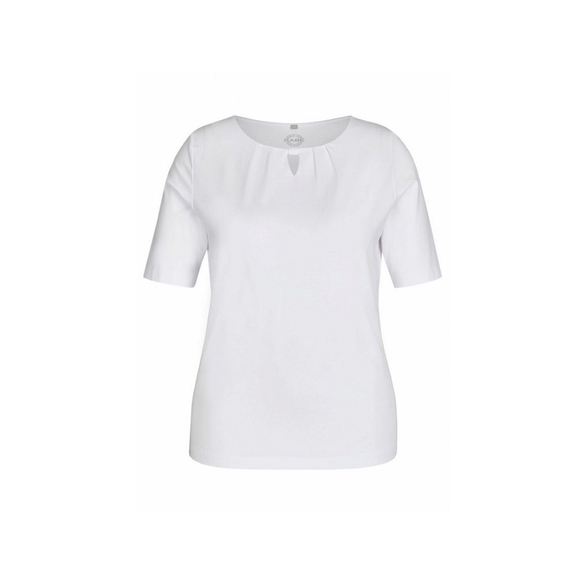 Rabe Rundhalsshirt uni regular fit (1-tlg), T-Shirt