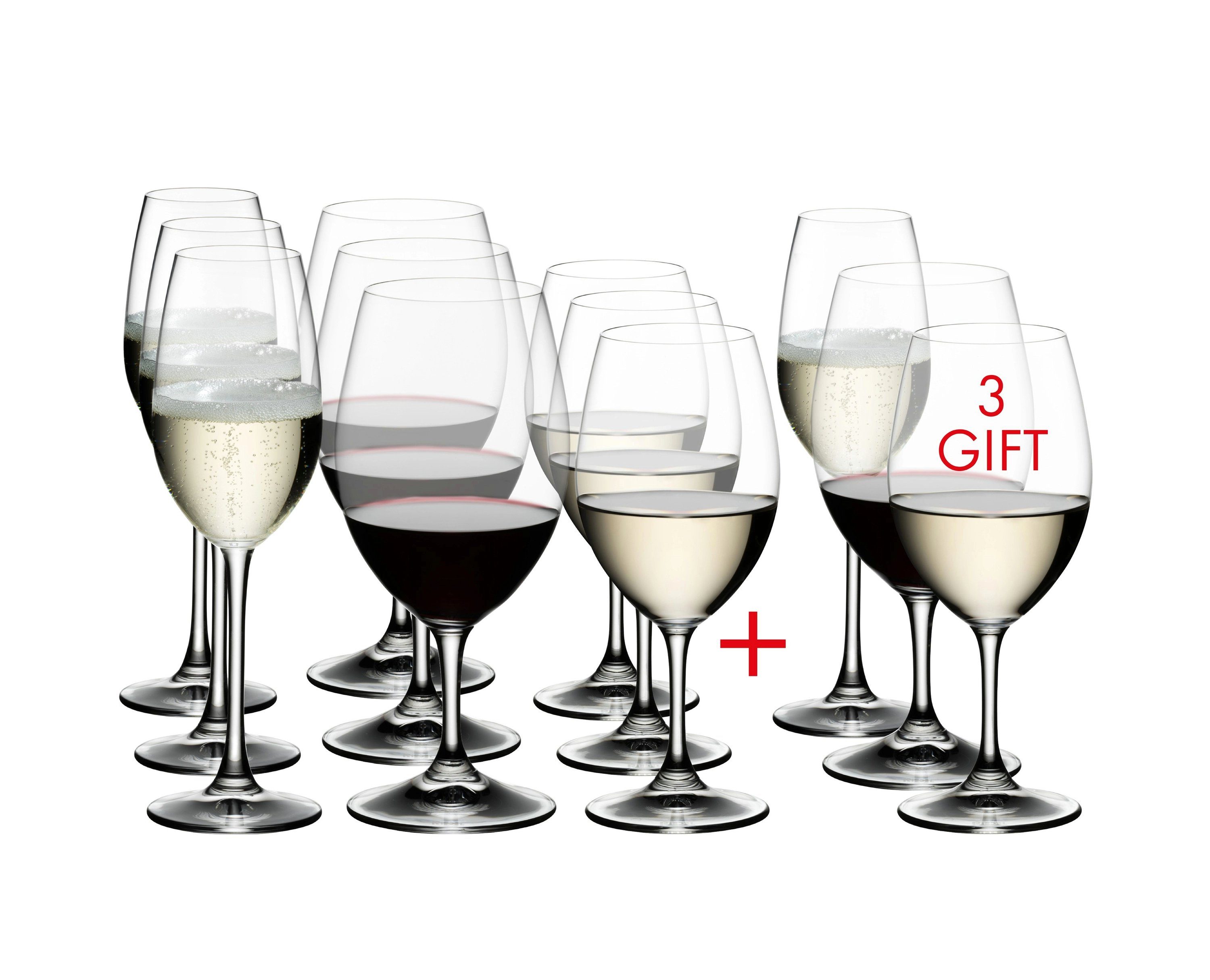 9 Ouverture Kauf Weinglas-Set RIEDEL 12 Vorteilsset Riedel Zahl Glas Glas