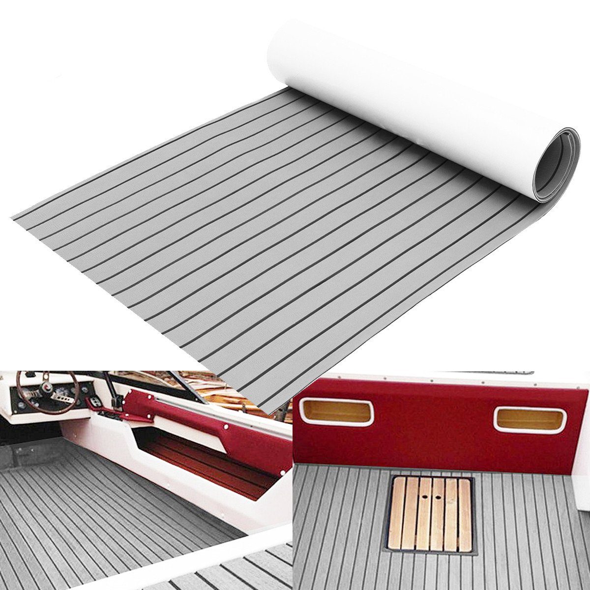 Insma Bodenmatte (240x90cm, 6mm), EVA Schaum Bootsboden Decke Selbstklebend  Bodenmatte Bodenbelag Matte für Yacht Boot online kaufen | OTTO