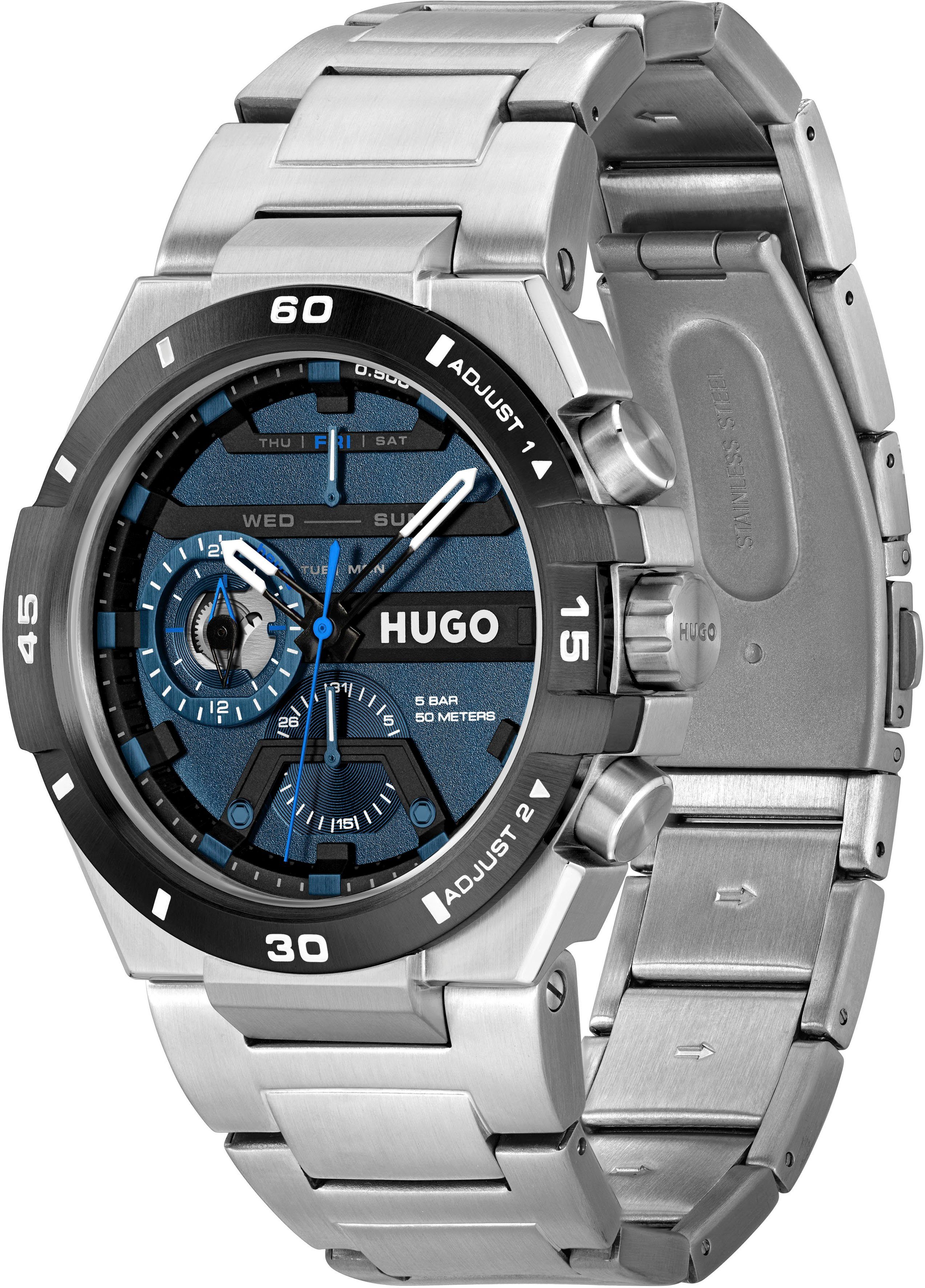 HUGO Multifunktionsuhr #WILD 1530337, Quarzuhr, Armbanduhr, günstig online kaufen
