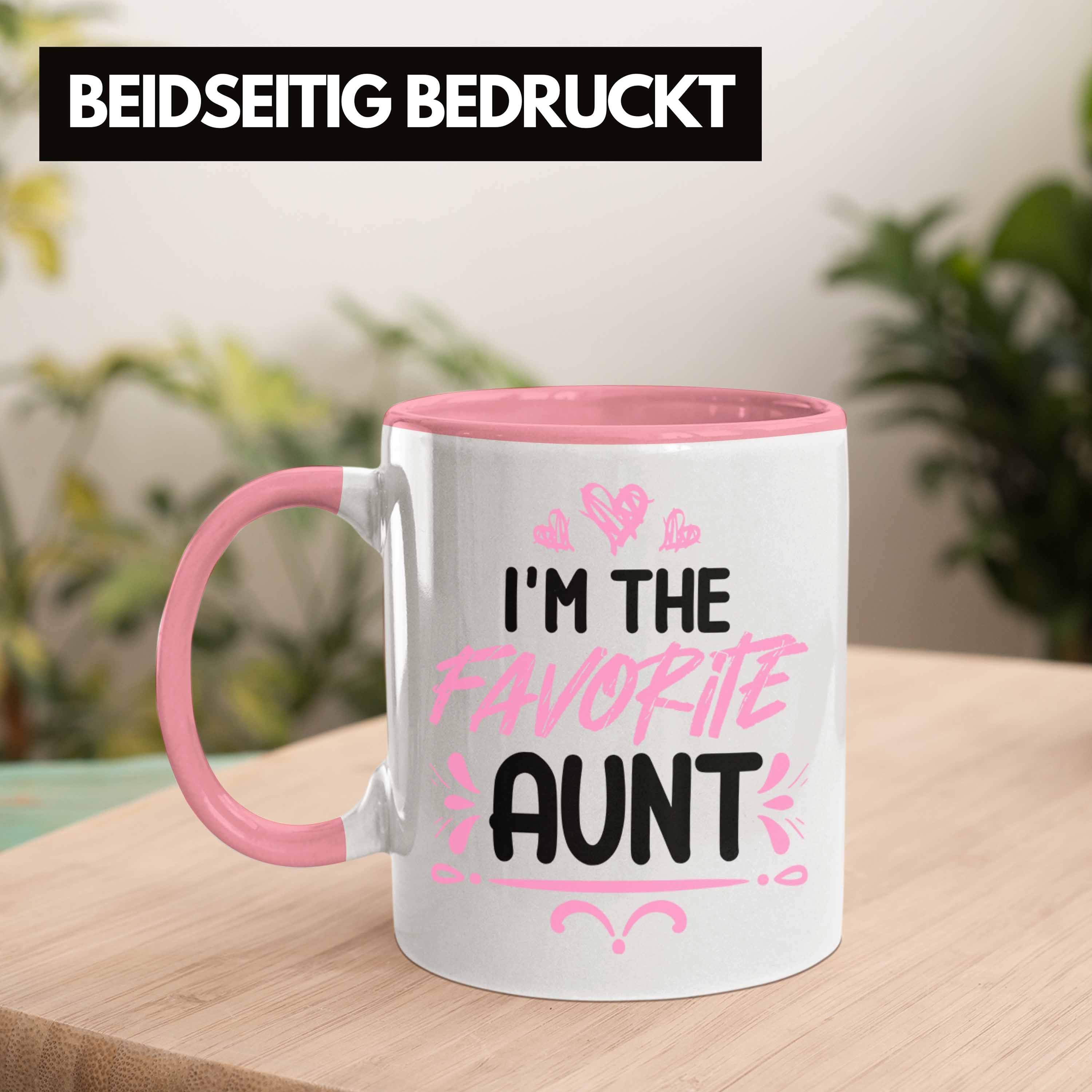 - Trendation I'm Welt The der Trendation Aunt Geschenk Favorite Tasse Tante Tasse Beste Rosa