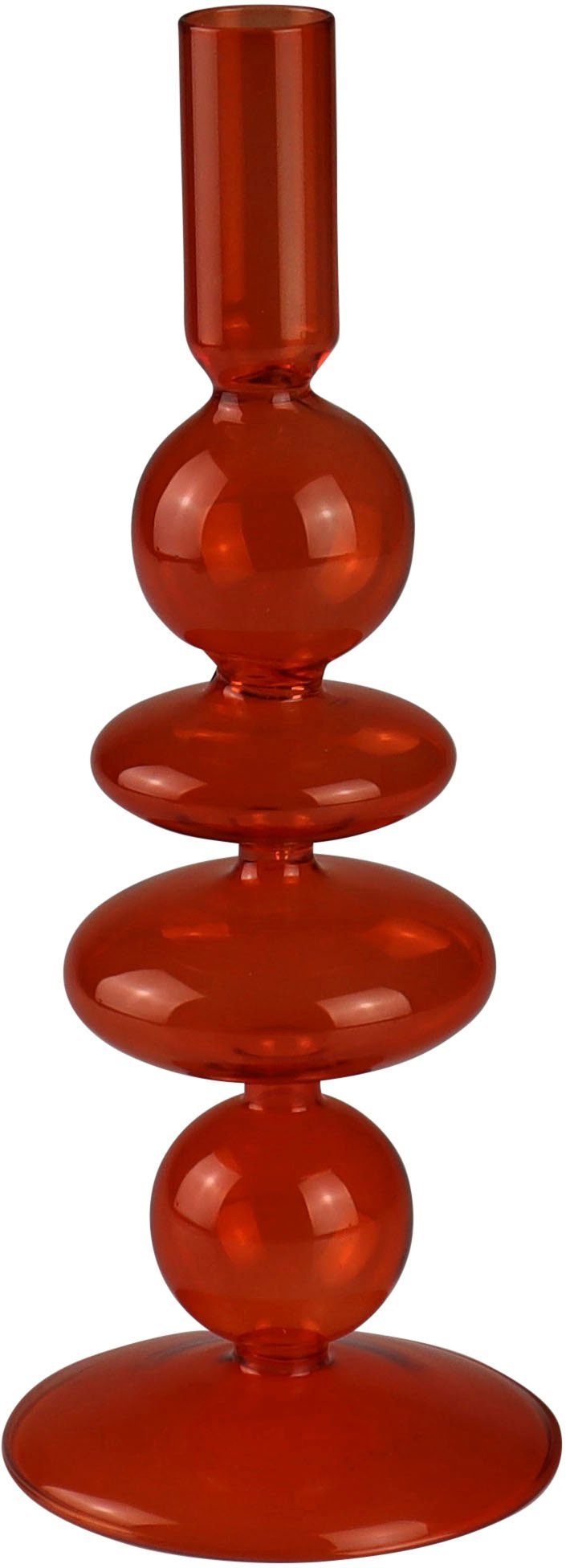 AM Design Kerzenhalter Stabkerzenhalter, Höhe ca. 25 cm (Set, 2 St), aus Glas
