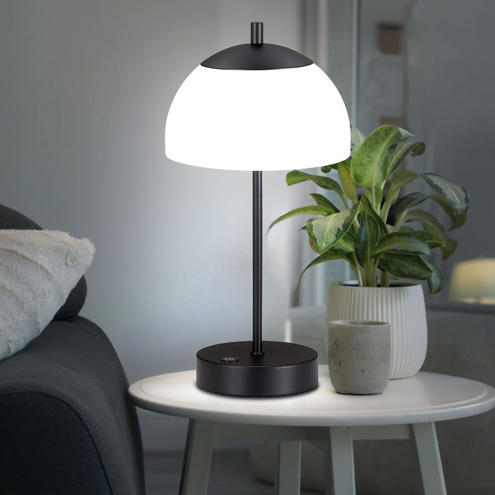 FISCHER & HONSEL LED Tischleuchte, LED-Leuchtmittel fest verbaut, Farbwechsel, Neutralweiß, Kaltweiß, Warmweiß, Tageslichtweiß, Tischlampe LED Nachttischlampe Schreibtischlampe Touchdimmer H 35 cm