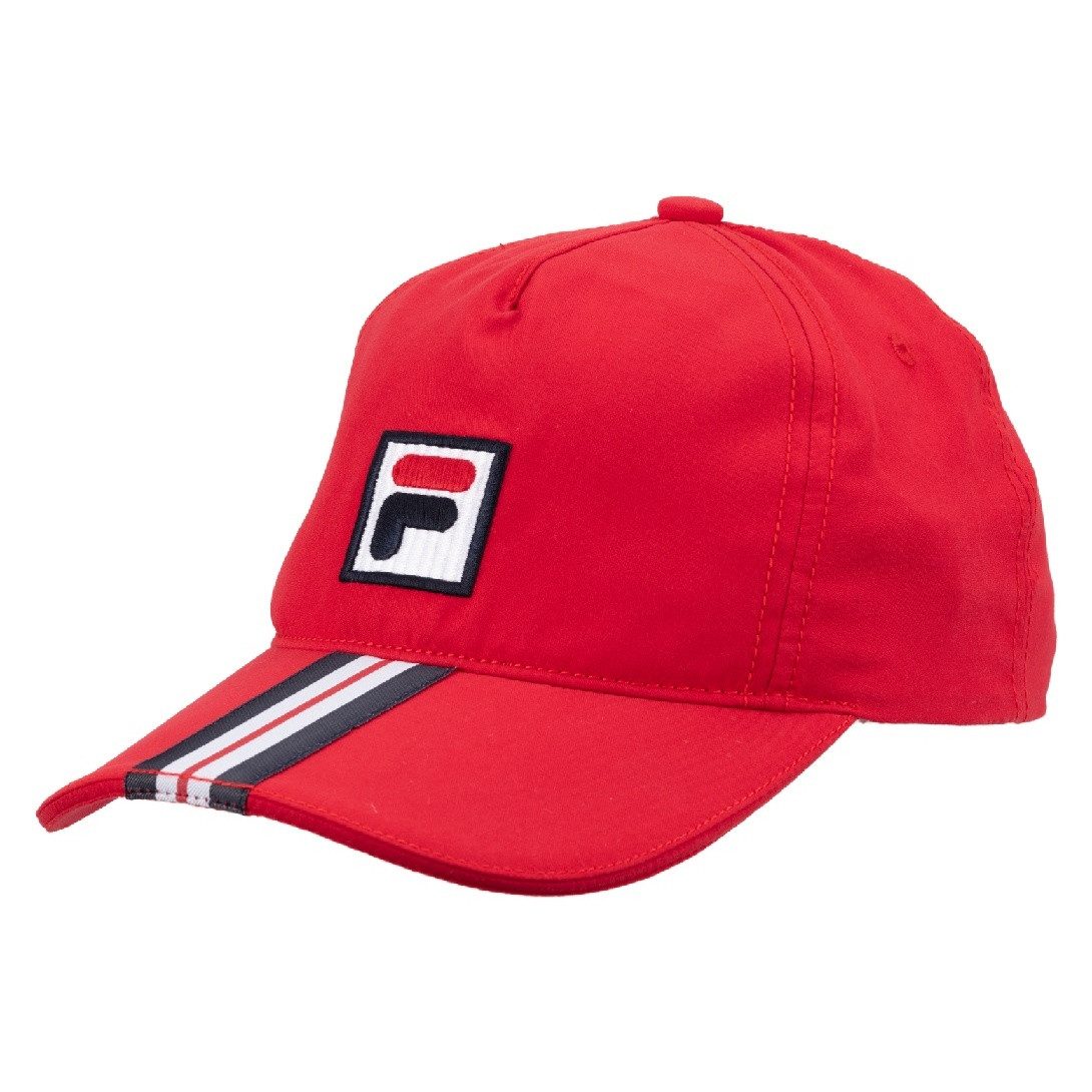 Fila Baseball Cap Bobby Stripes (100% Polyester) rot - 1 Stück