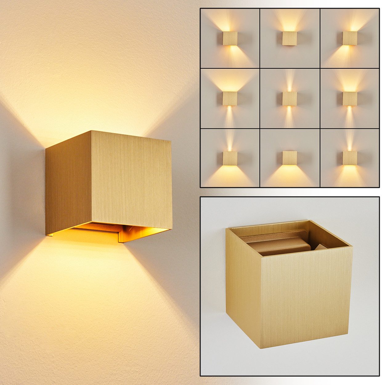hofstein Wandleuchte »Vaccina« moderne Wandlampe aus günstig online kaufen