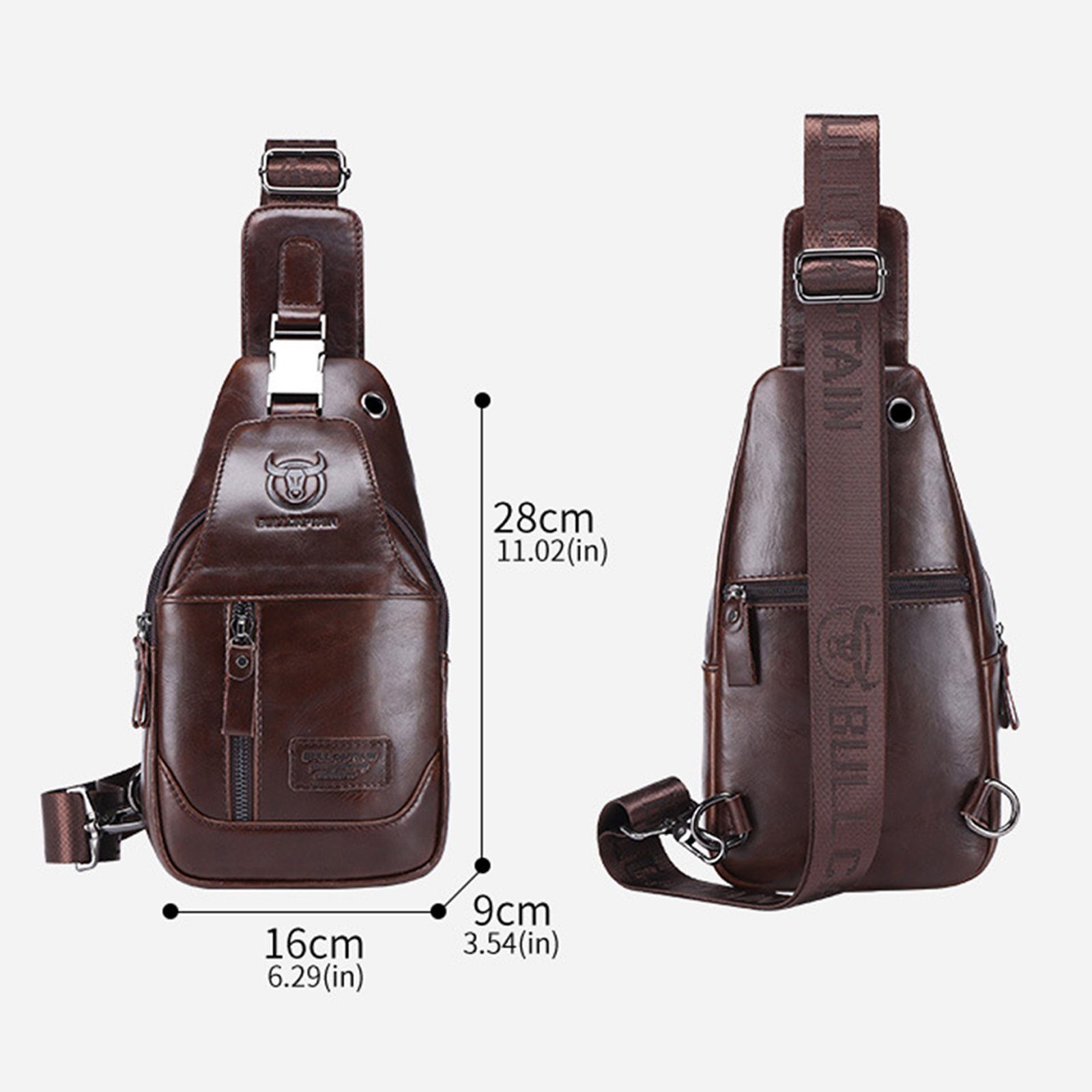 OKWISH Schultertasche Brusttasche Crossbody Rucksack Anti-Diebstahl günstig online kaufen