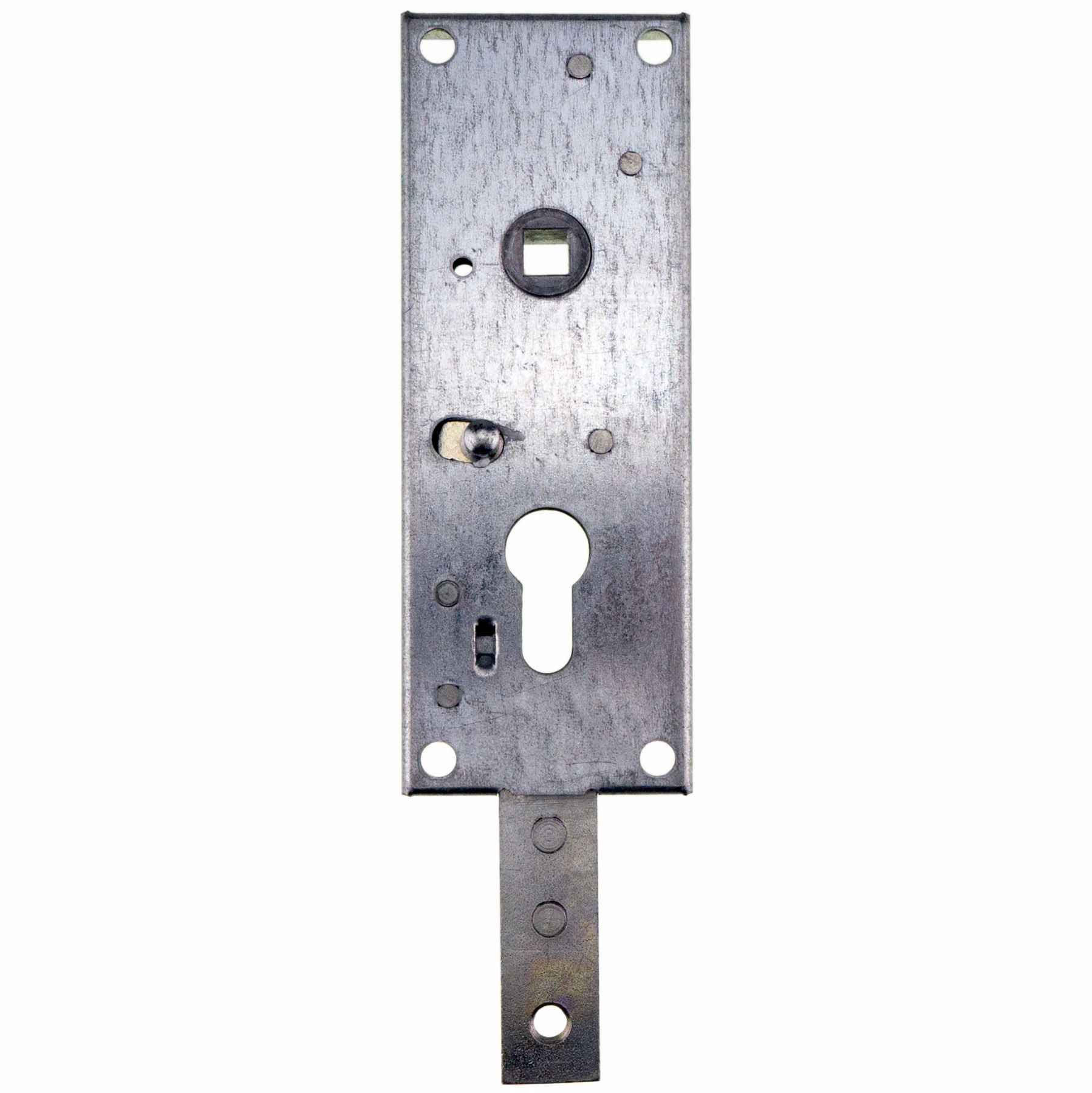 ASSA ABLOY Garagentorantrieb Garagentorschloss nach unten schließend – PZ 60/9 – federnd, (1-tlg), Drehzuhaltung (Nachtfunktion) – M8 Anschluss – verzinkt