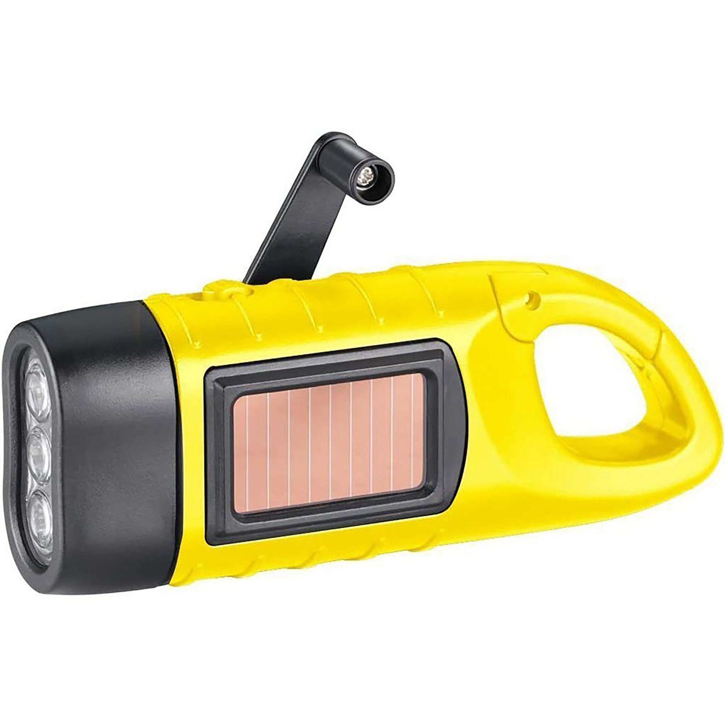 Dsen LED Taschenlampe LED Taschenlampe, Handkurbel Solar Karabiner Taschenlampe für Draußen