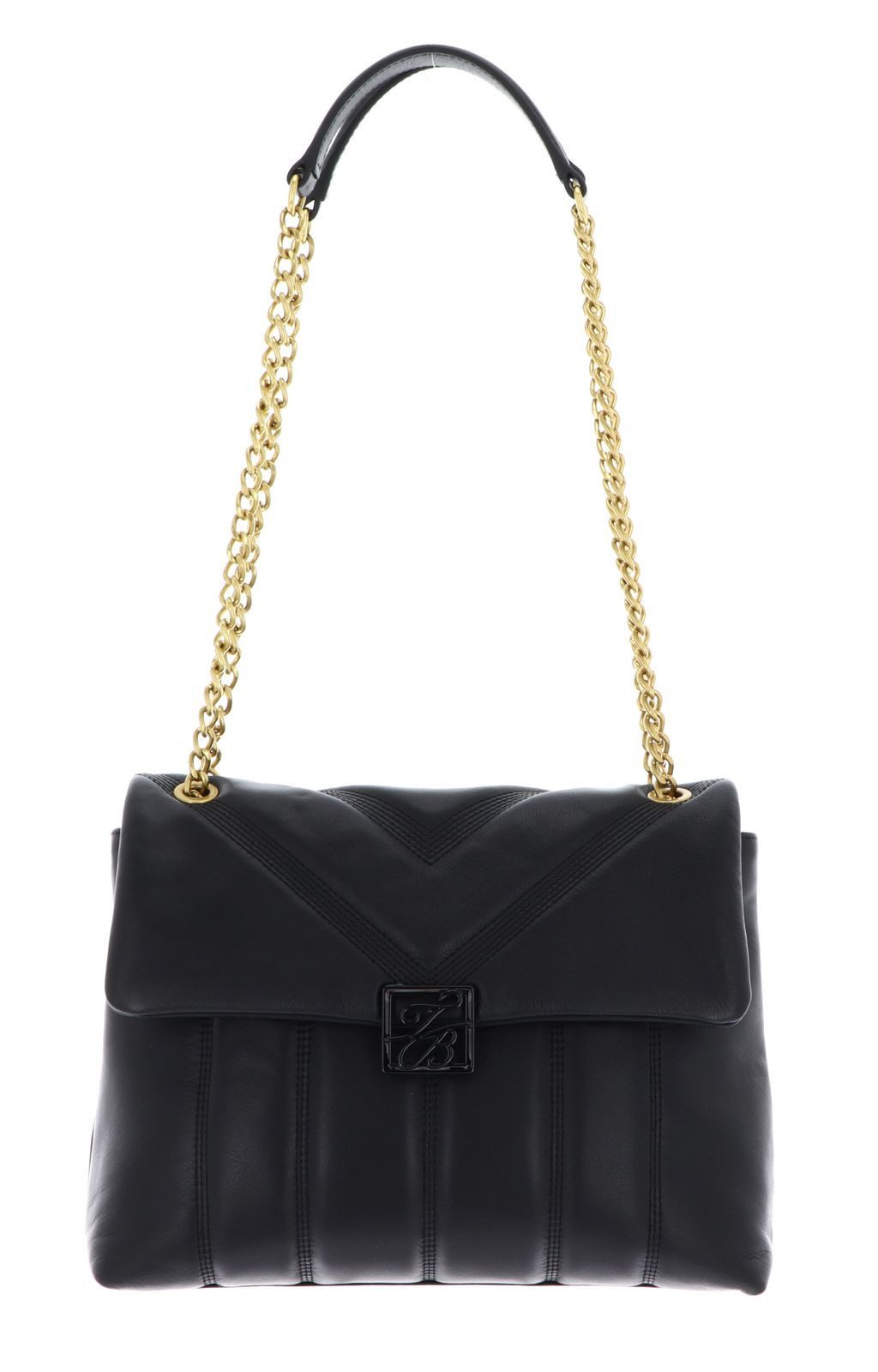 Ted Baker Umhängetasche TB Script Detail Leather Padded Shoulder Bag, aus echtem Leder