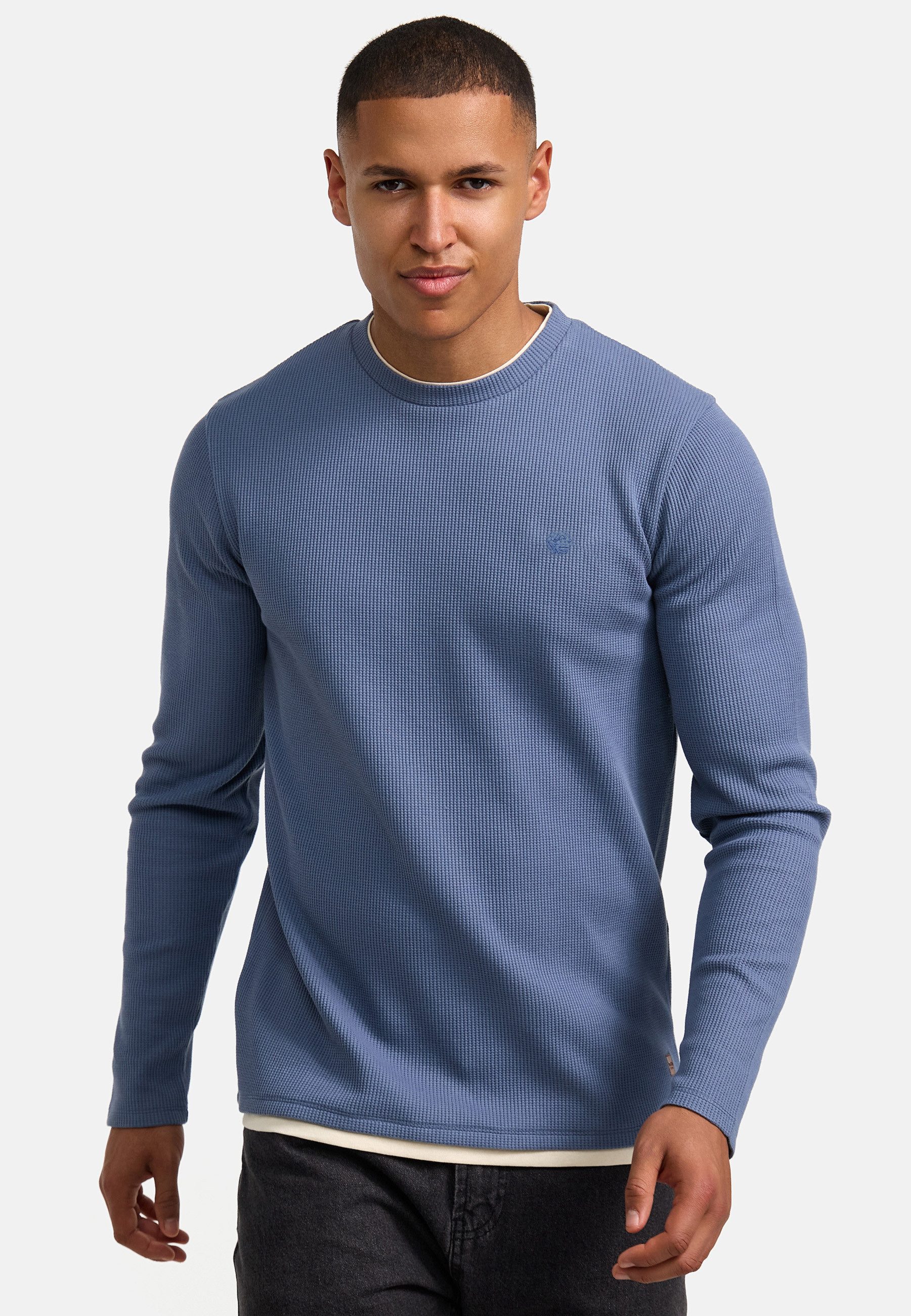 Indicode Langarmshirt Herren INValwald Shirt Langarm Herrenshirt Langarmshi günstig online kaufen