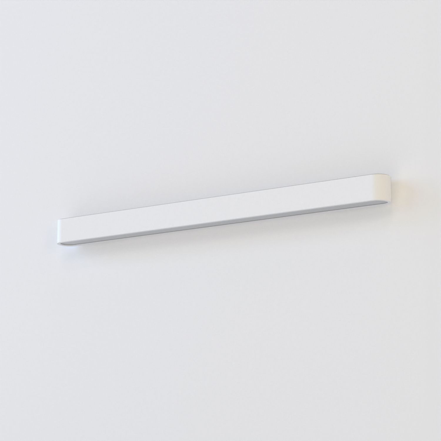 Licht-Erlebnisse Wandleuchte SOFT, Warmweiß, Aluminium Up Down B: 93,5 cm Weiß länglich warmweißes Licht 3000 K