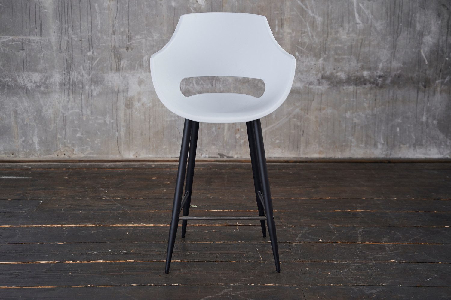 KAWOLA Barhocker ZAJA Kunststoff Barstuhl - Bequem & Stabil - Design Hocker, Moderner Thekenhocker, Sitzhöhe 65cm, pflegeleicht & robust