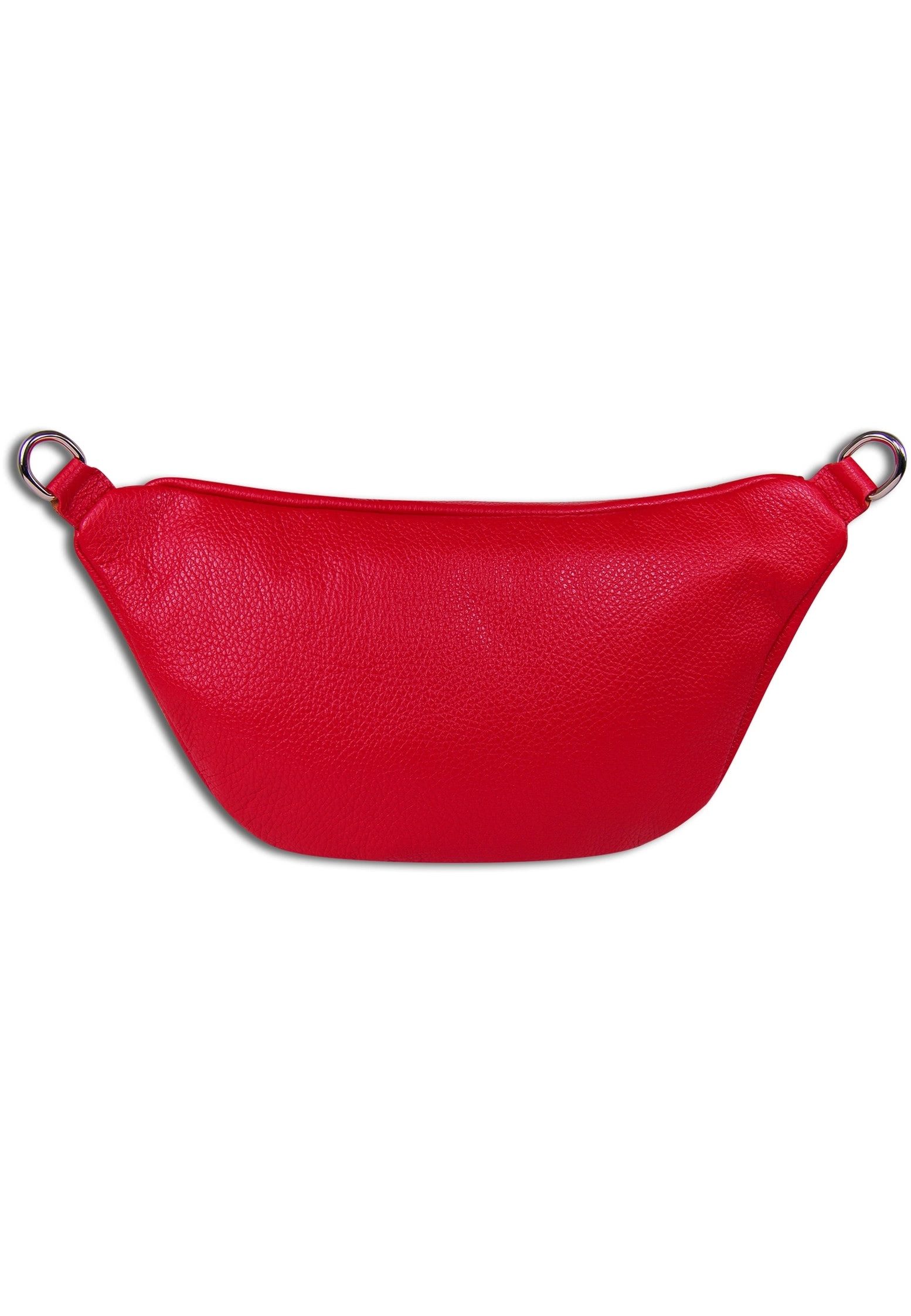 Toscanto Gürteltasche Toscanto rotfarbene Gürteltasche sehr (Gürteltasche), Damen Gürteltasche Echtes Leder, rot