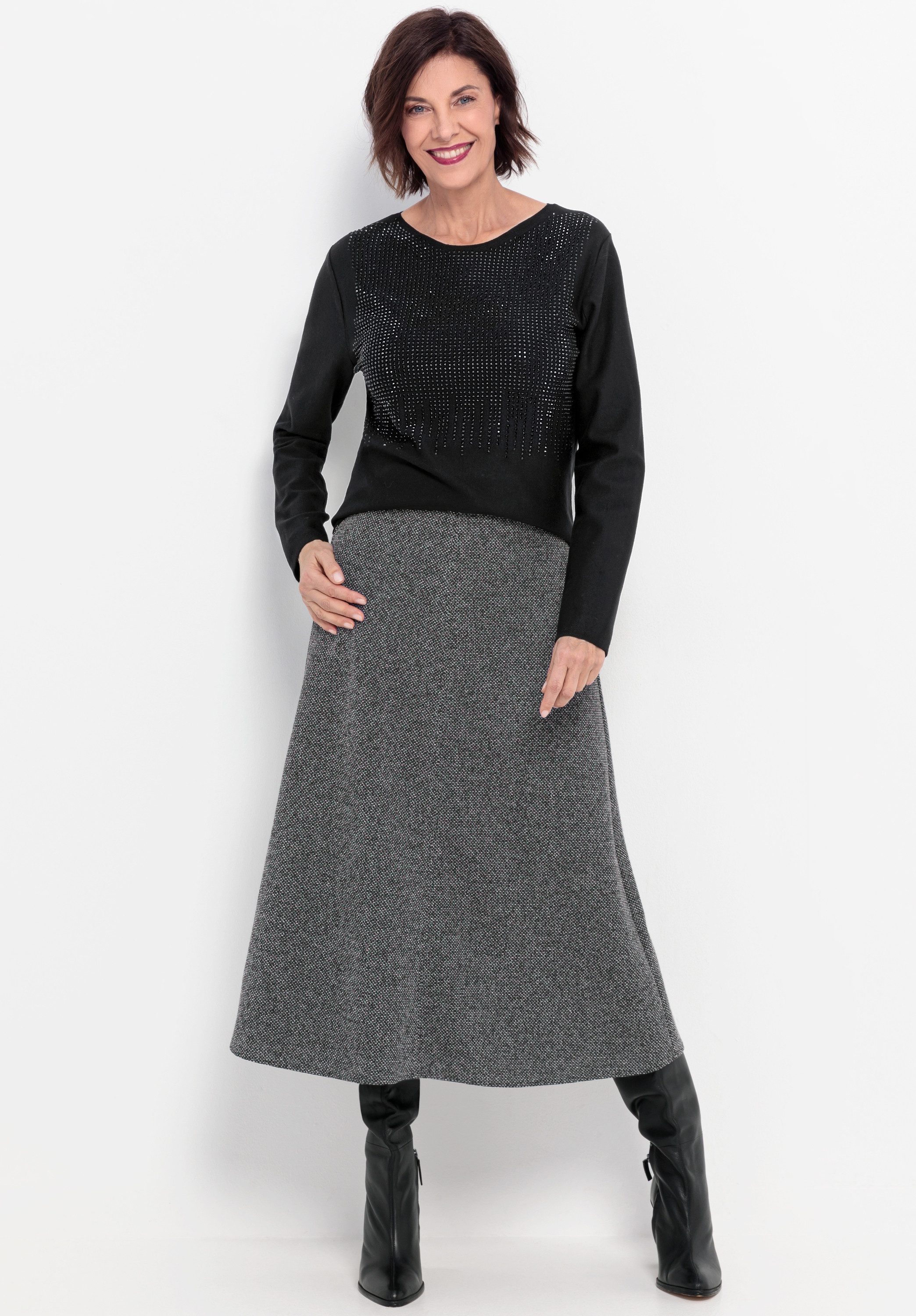 bianca Strickpullover REMIS aus hochwertigem Feinstrick