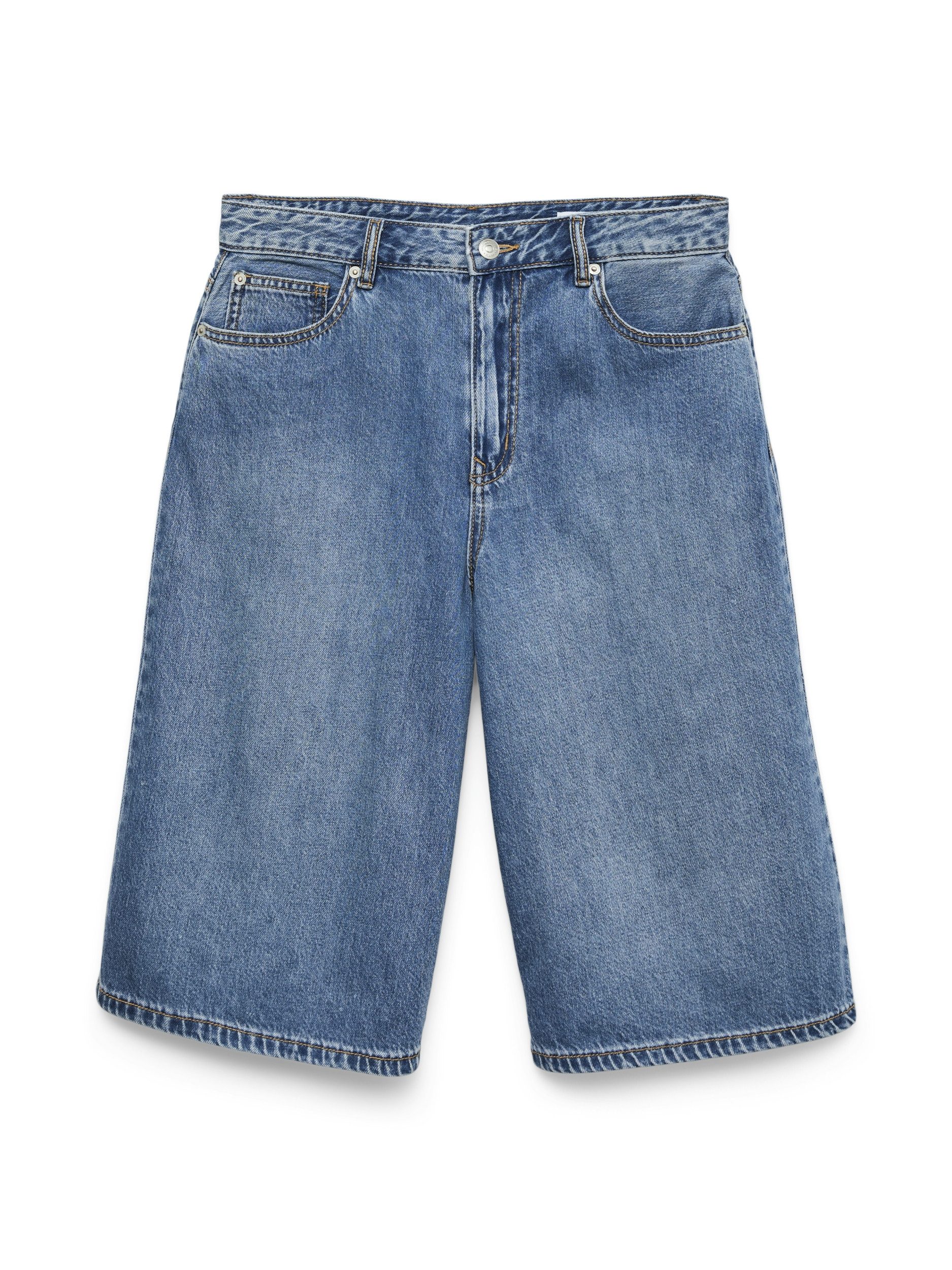 Shorts VMALVIDA MR DENIM JORTS LI3156, Medium Blue Denim