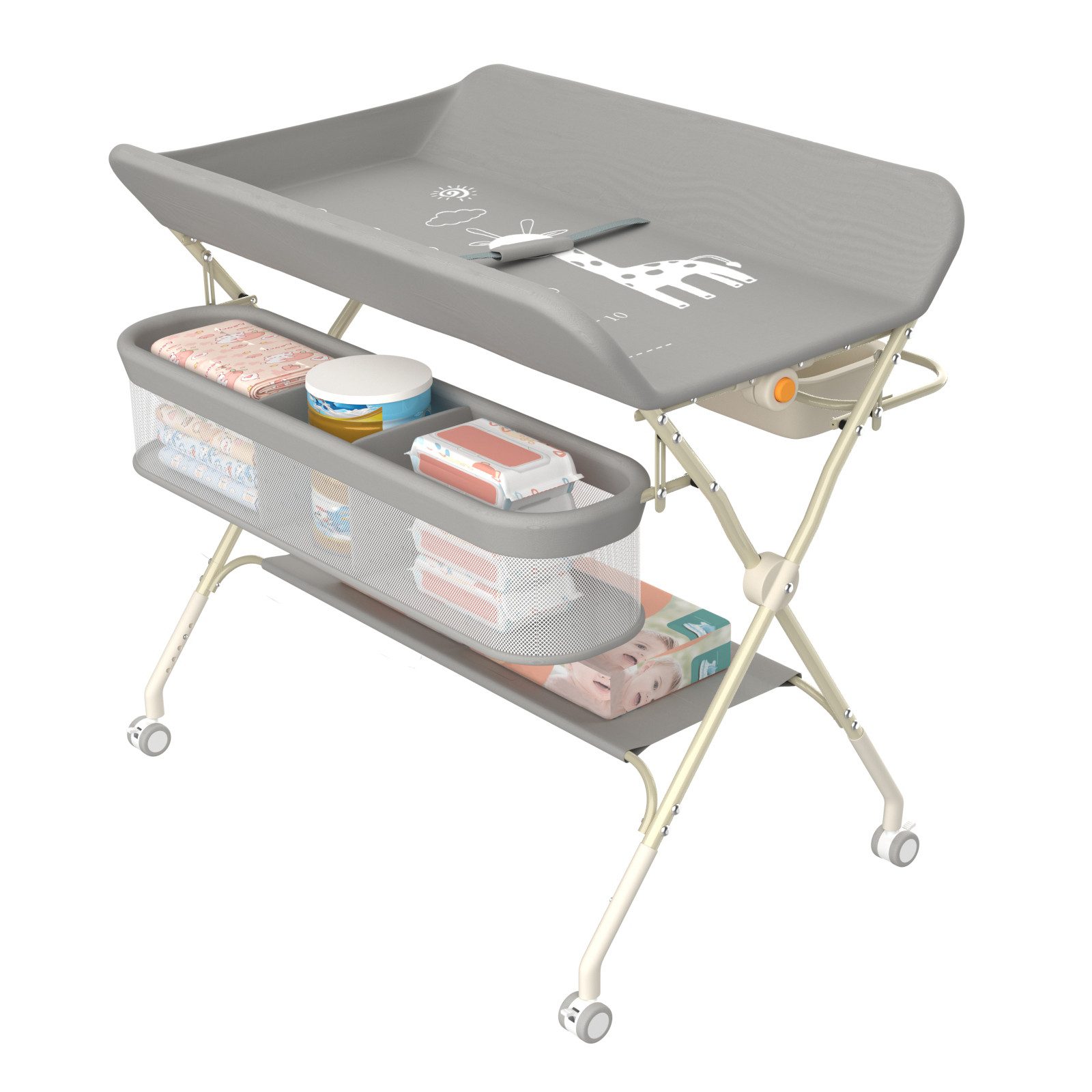 JEOBEST Wickeltisch Baby Wickelkombi, Wickelauflage,Trendy, (1-tlg) günstig online kaufen