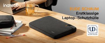 Inateck Laptop-Hülle 360 schützende Laptoptasche für 13-Zoll MacBook Air Pro M3 stoßfeste, Technisches Material EUDE FOAM