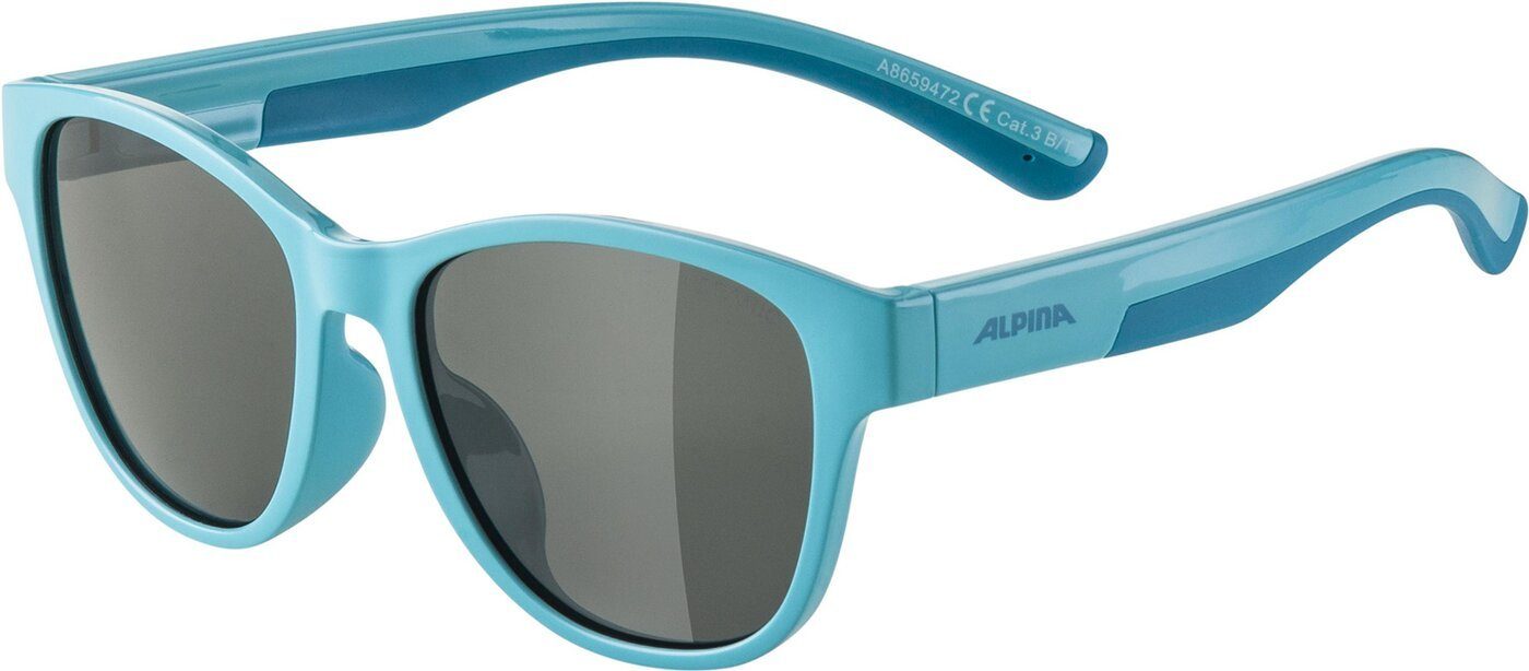 Alpina Sports Sonnenbrille COOL II TURQOISE GLOSS KIDS FLEXXY