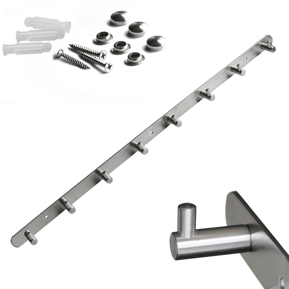 Mucola Wandpaneel Garderobe 8 Haken Wandgarderobe günstig online kaufen