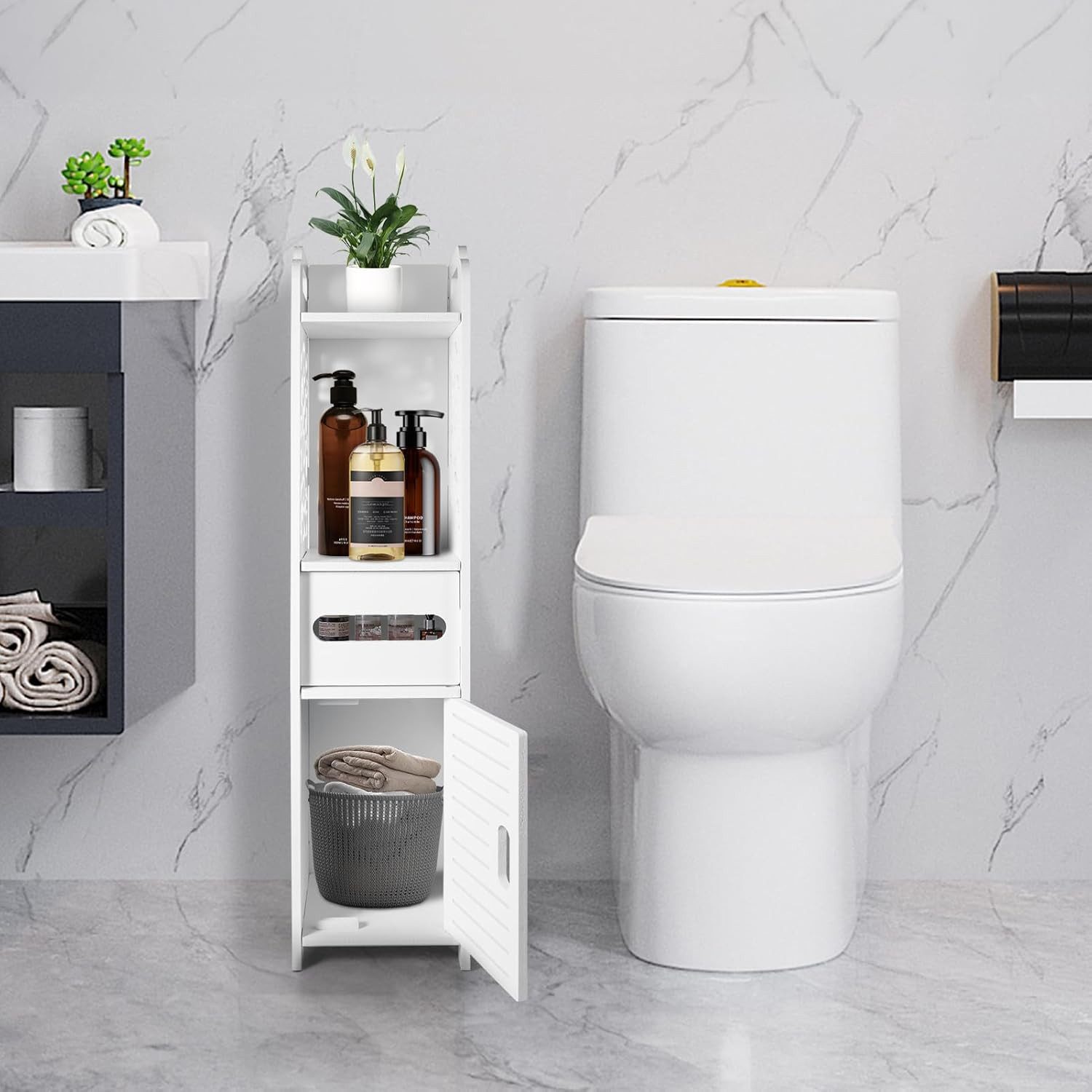 Youyijia Toilettenpapierhalter Youyijia Bathroom Storage Small Bathroom Cabinet With Toilet Paper