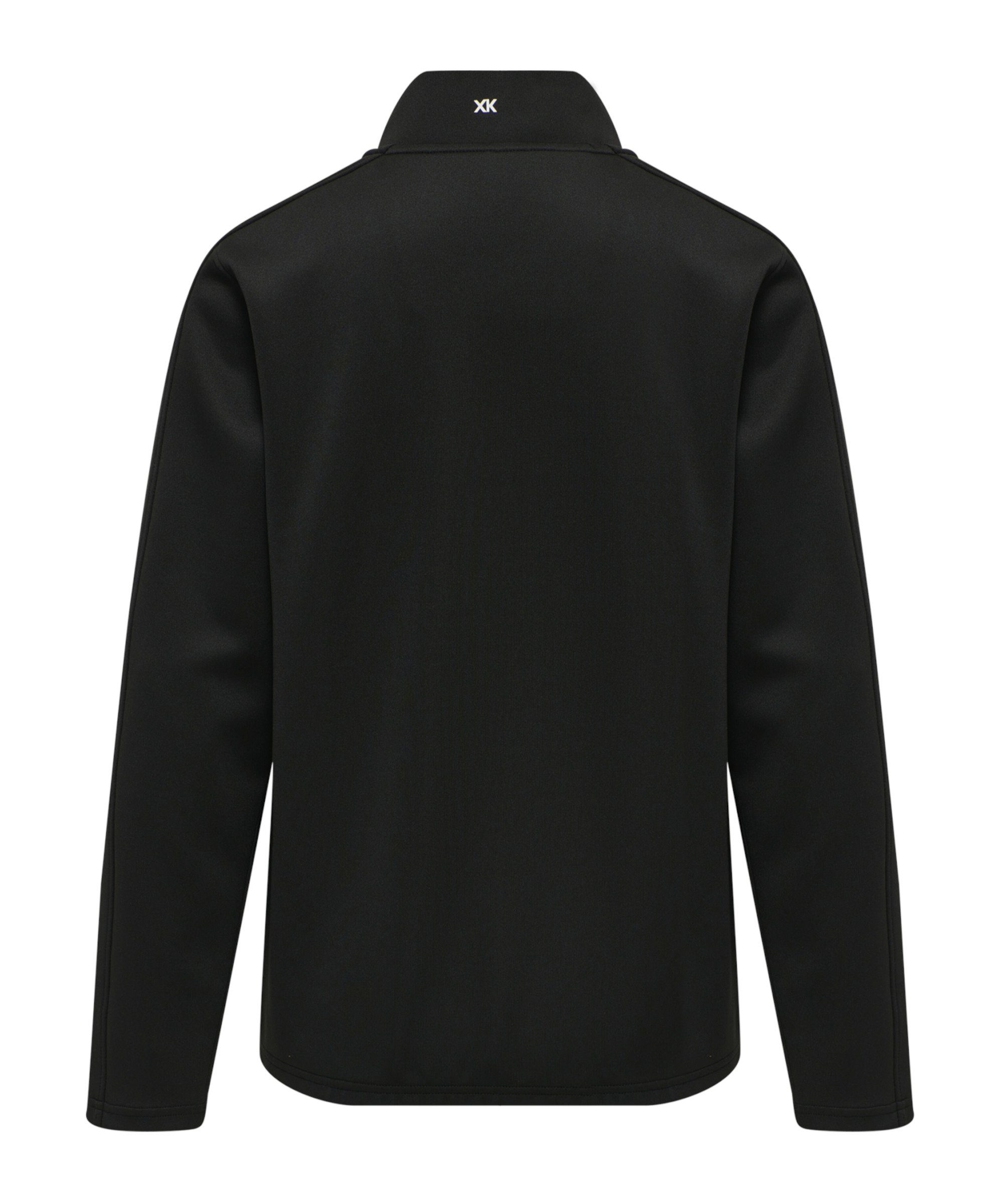schwarz Sweatshirt Damen hmlCORE XK HalfZip hummel Sweater
