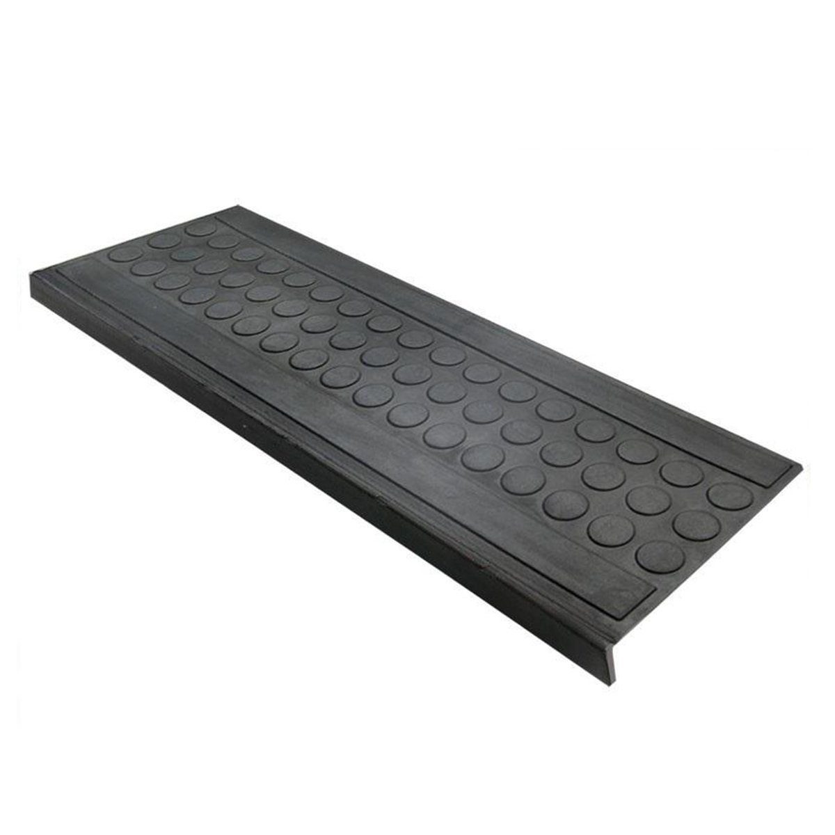 Floordirekt Stufenmatte Coin, 25x75 cm, Treppenschutz mit Flachnoppen, rechteckig, aus Gummi