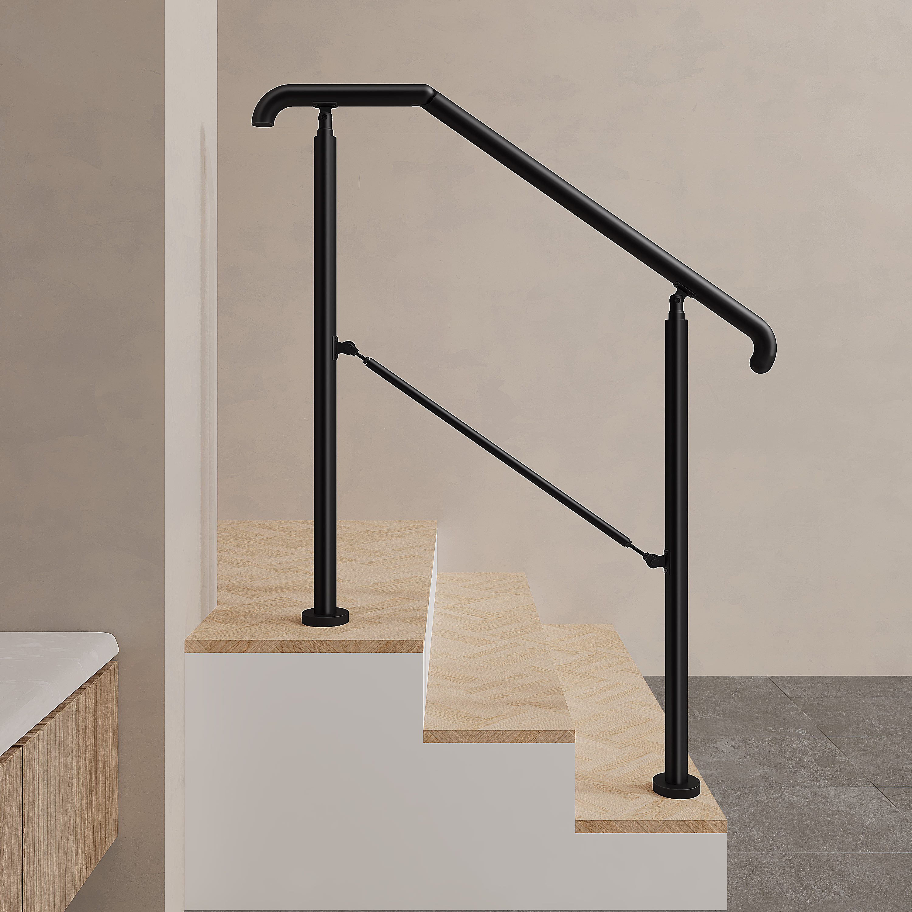 Duschparadies Handlauf Eingangsgeländer Treppengeländer Handlauf Edelstahl günstig online kaufen