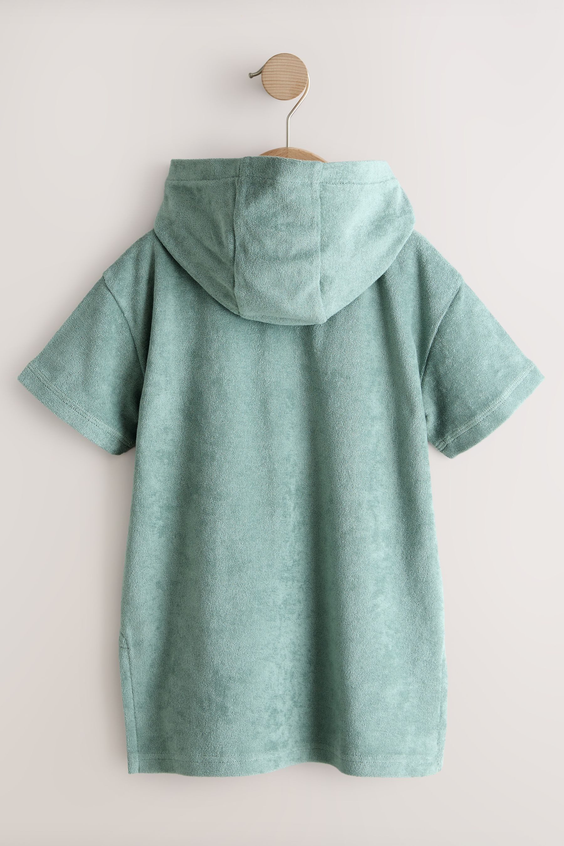 Next Badeponcho Frottee-Cover-up mit durchgehendem Reißverschluss, Baumwolle