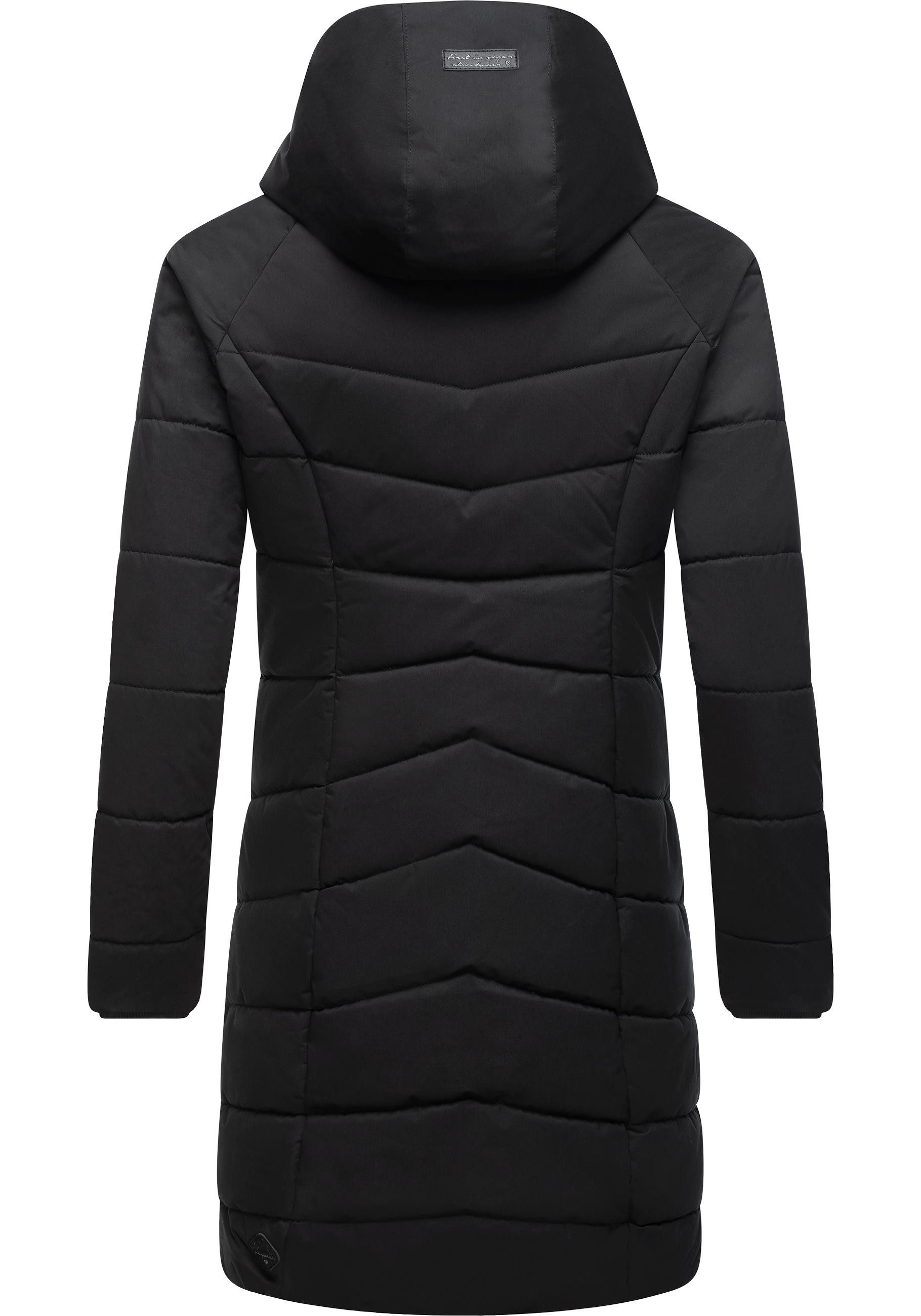 Ragwear Steppmantel Dizzie Coat Wasserdichter Winterparka mit gefütterter Kapuze