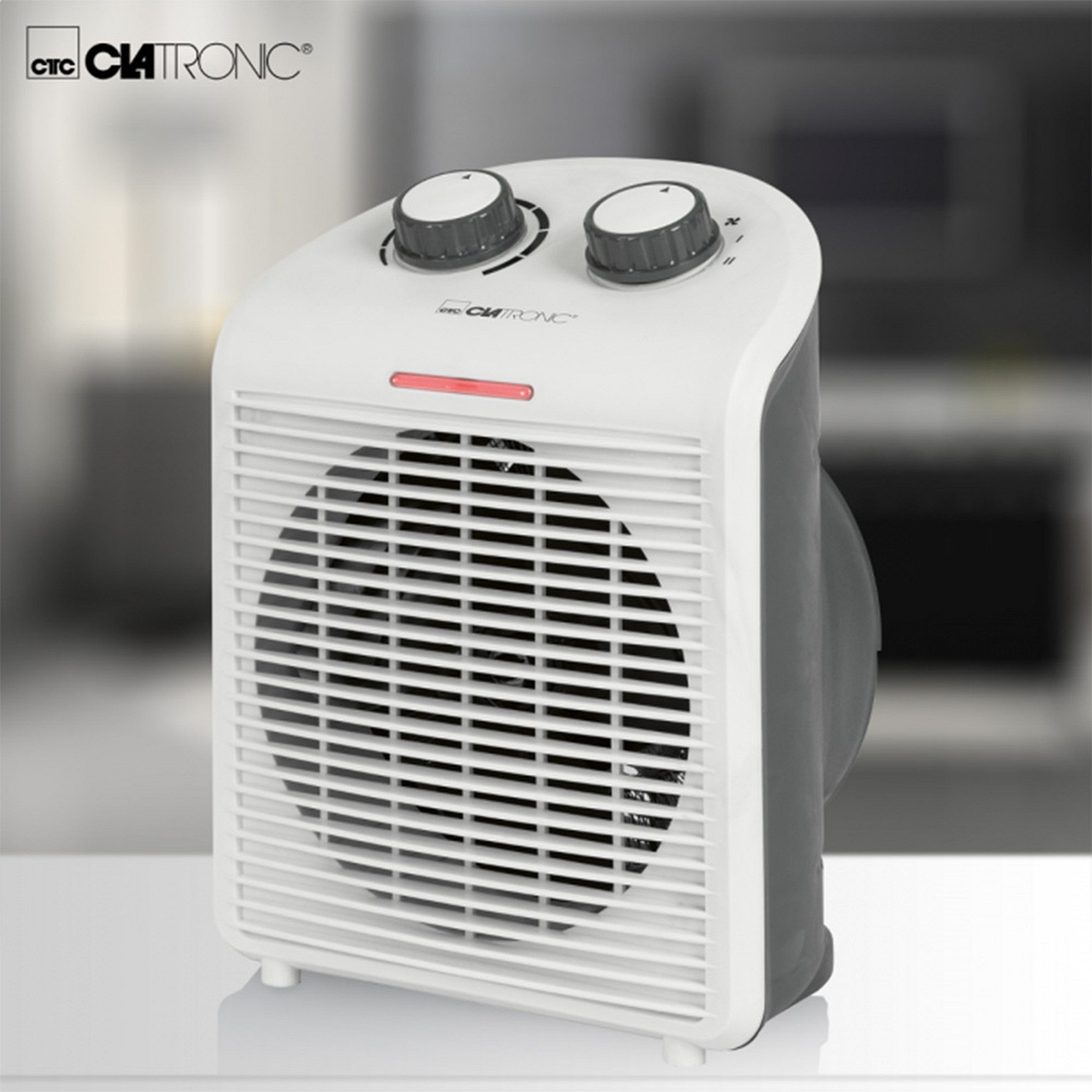 CLATRONIC Heizlüfter HL 3761, 2000 W, 2 Heizstufen, Kaltluftfunktion, Thermostat