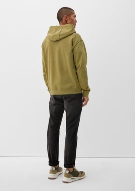 s.Oliver Sweatshirt Kapuzensweater mit Zipper Waschung