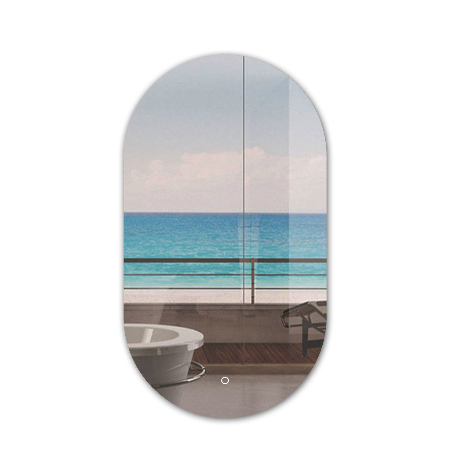 duschspa Badspiegel Spiegel mit LED Beleuchtung dimmbar 40-120cm, Touch ode günstig online kaufen