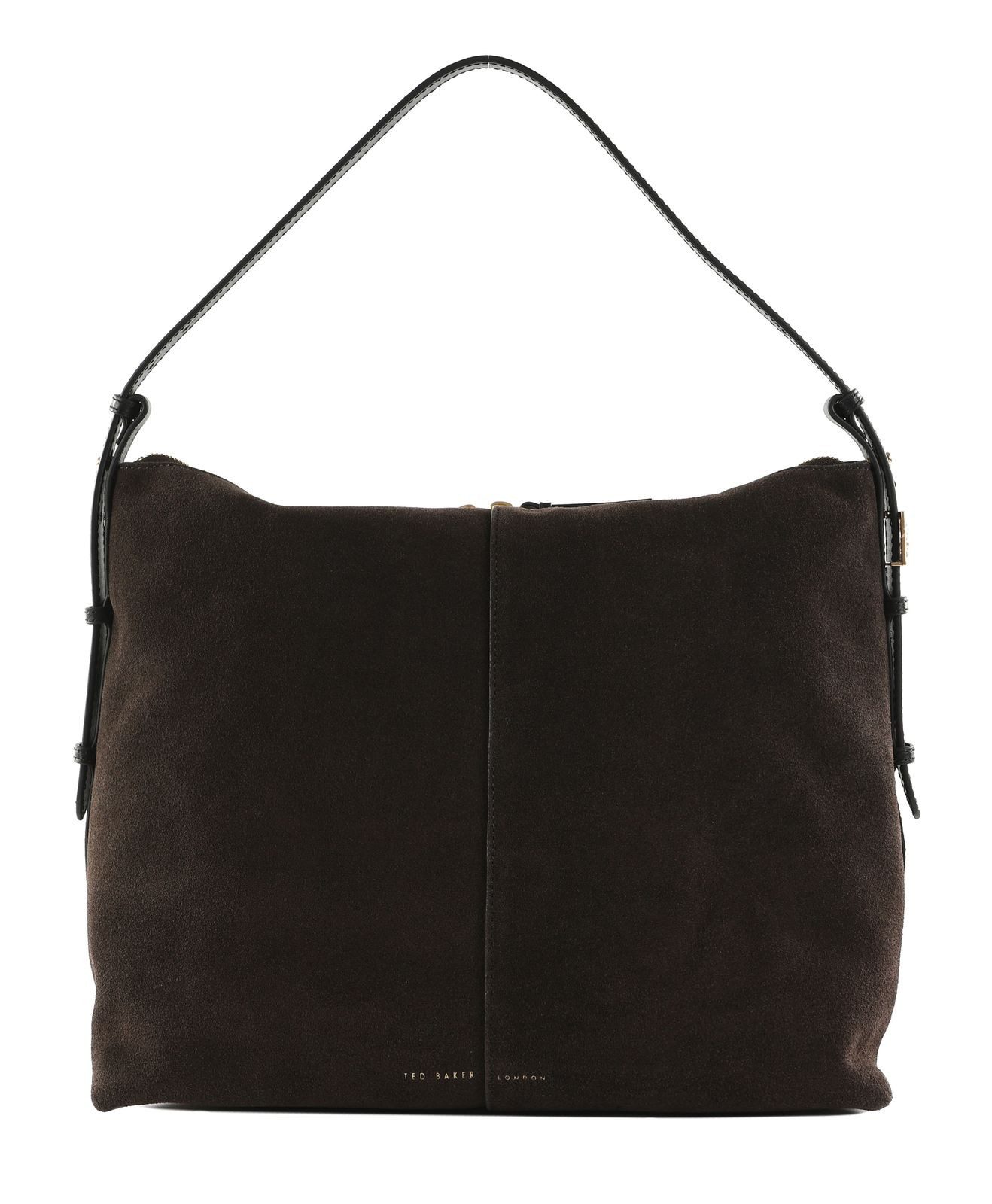 Ted Baker Umhängetasche TB Script Slouchy Suede Bag, aus echtem Leder