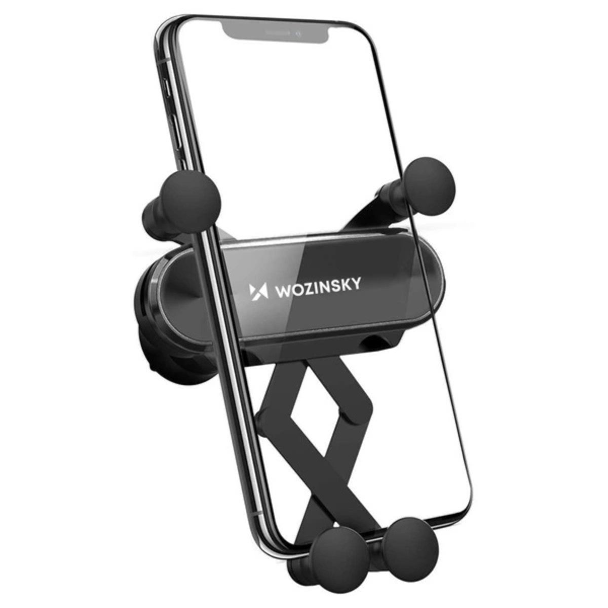 Wozinsky Handy-Halterung Wozinsky Autotelefonhalter Gravity für Lüftungsgitter Schwarz (WCH-05)