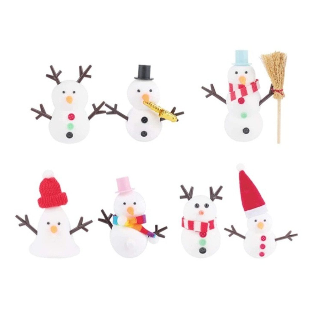R2 Invest Kreativset Schneemann 131 Teile mit Modelliermasse und Zubehör ab 3 Jahren, (131-tlg)